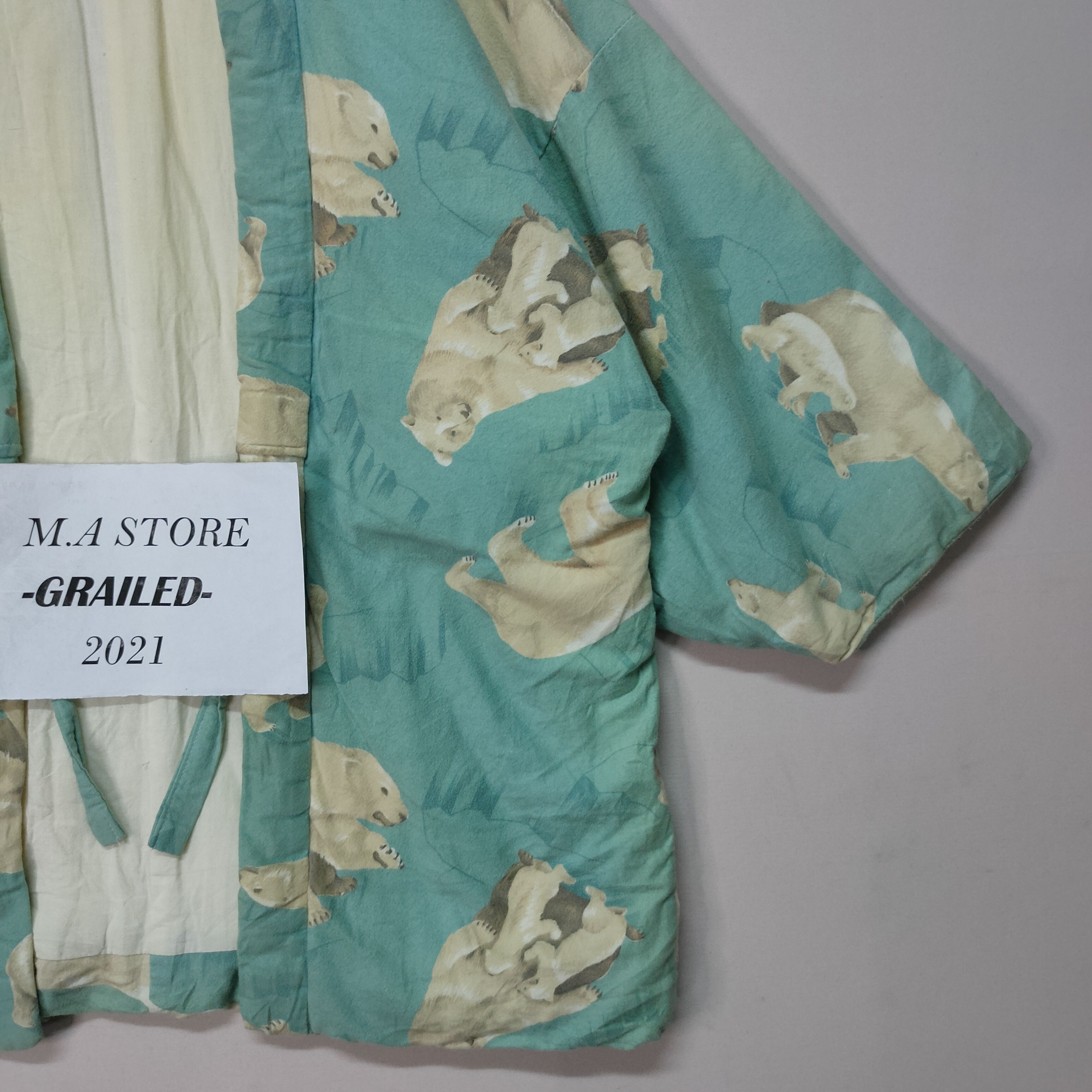 Habitat Vintage Cecilene Kimono Puffer Hunten Fullprint Habitat Size US L / EU 52-54 / 3 - 2 Thumbnail