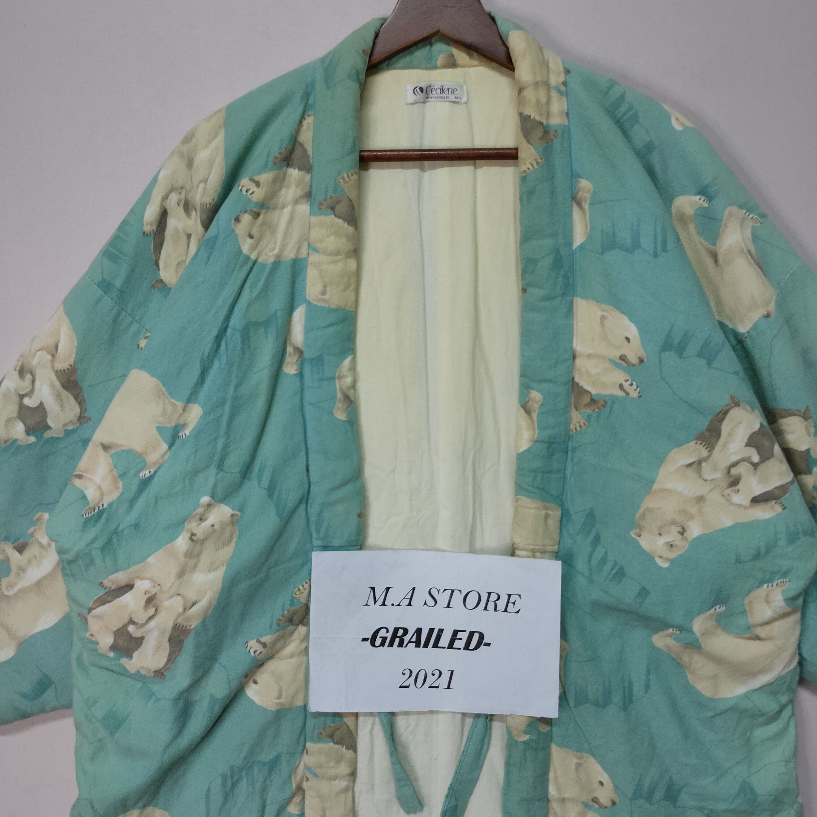 Habitat Vintage Cecilene Kimono Puffer Hunten Fullprint Habitat Size US L / EU 52-54 / 3 - 4 Thumbnail