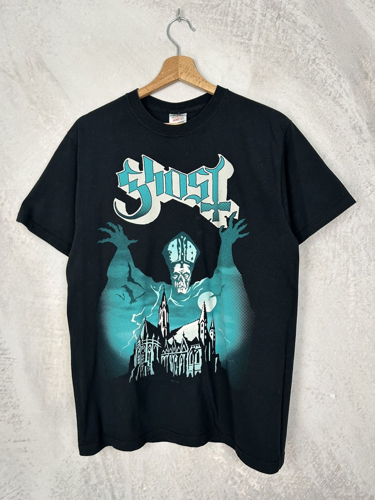 Band Tees Vintage Ghost 2011 Black Metal Rock Band Tee Hardcore Rare Size US M / EU 48-50 / 2 - 1 Thumbnail