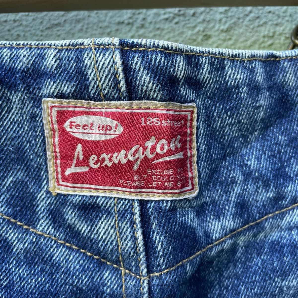 Japanese Brand Vintage LEXUGTON Nice Design Denim Jeans Pants! Size US 28 / EU 44 - 6 Thumbnail