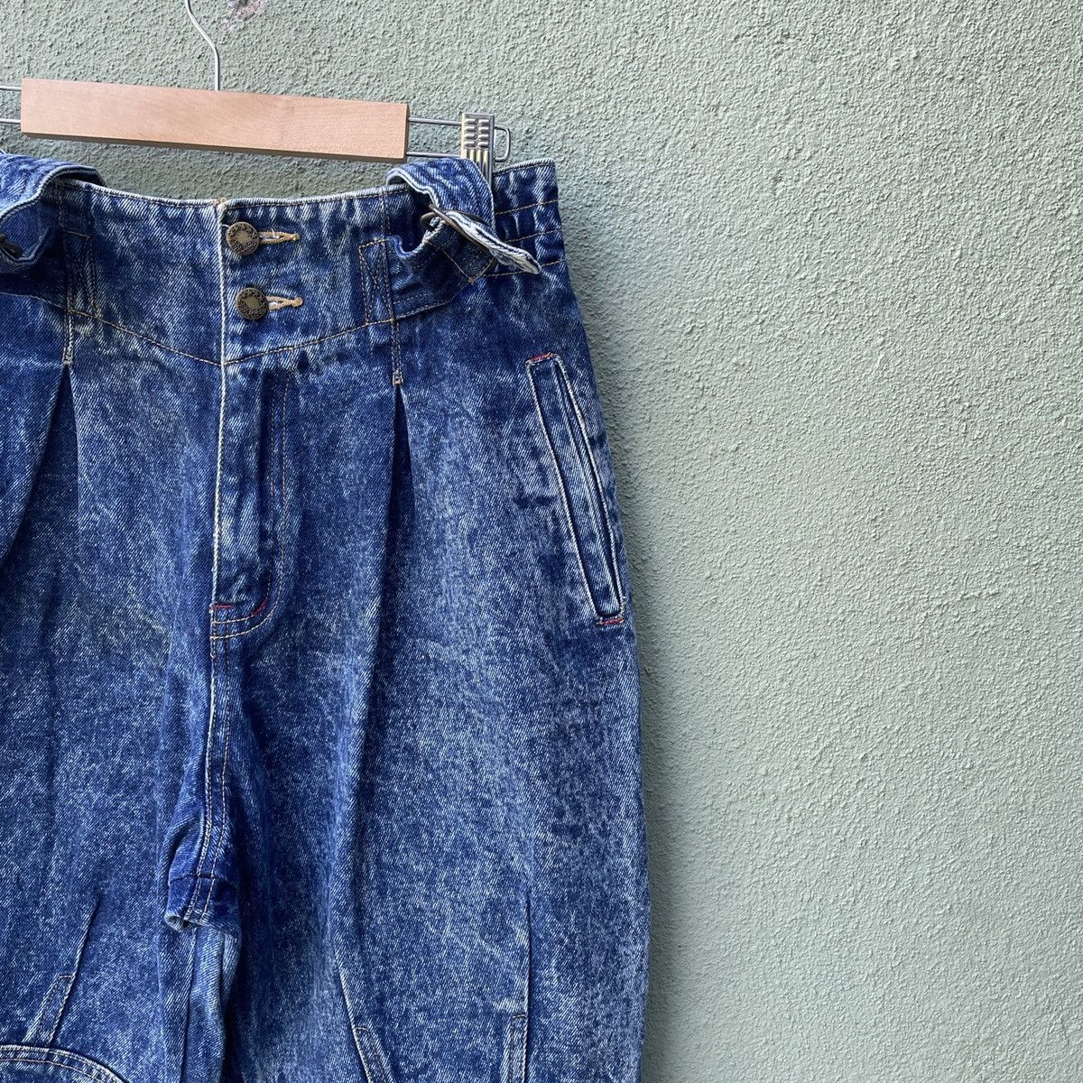 Japanese Brand Vintage LEXUGTON Nice Design Denim Jeans Pants! Size US 28 / EU 44 - 2 Thumbnail