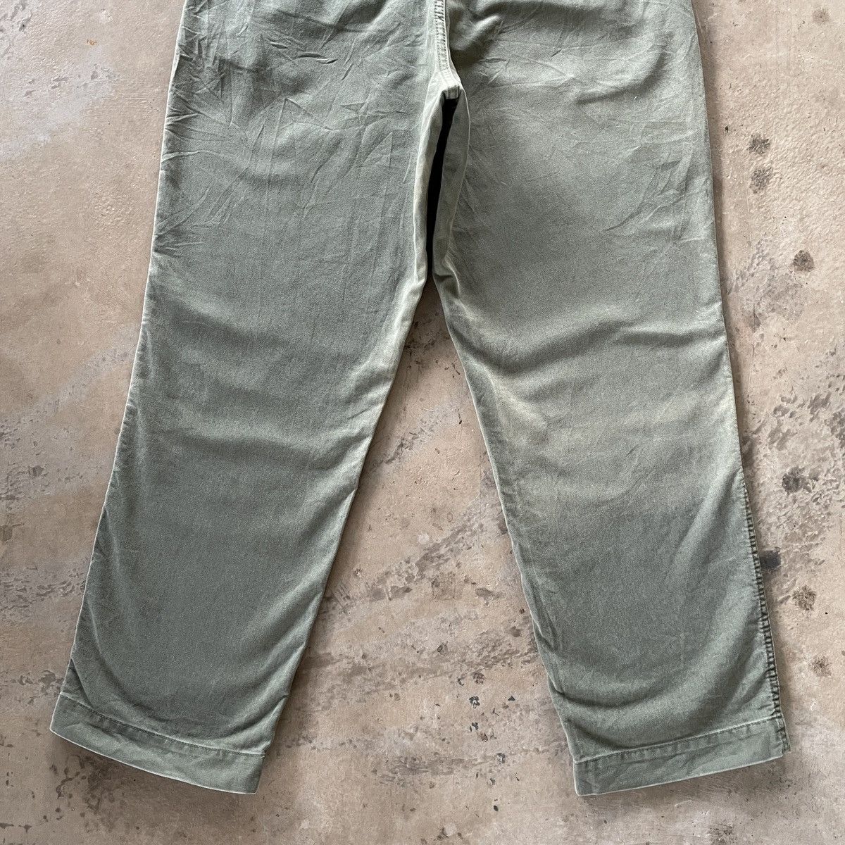 Japanese Brand Vintage Deep Blue Faded Trousers Back Buckle Casual Pants Size US 32 / EU 48 - 9 Thumbnail