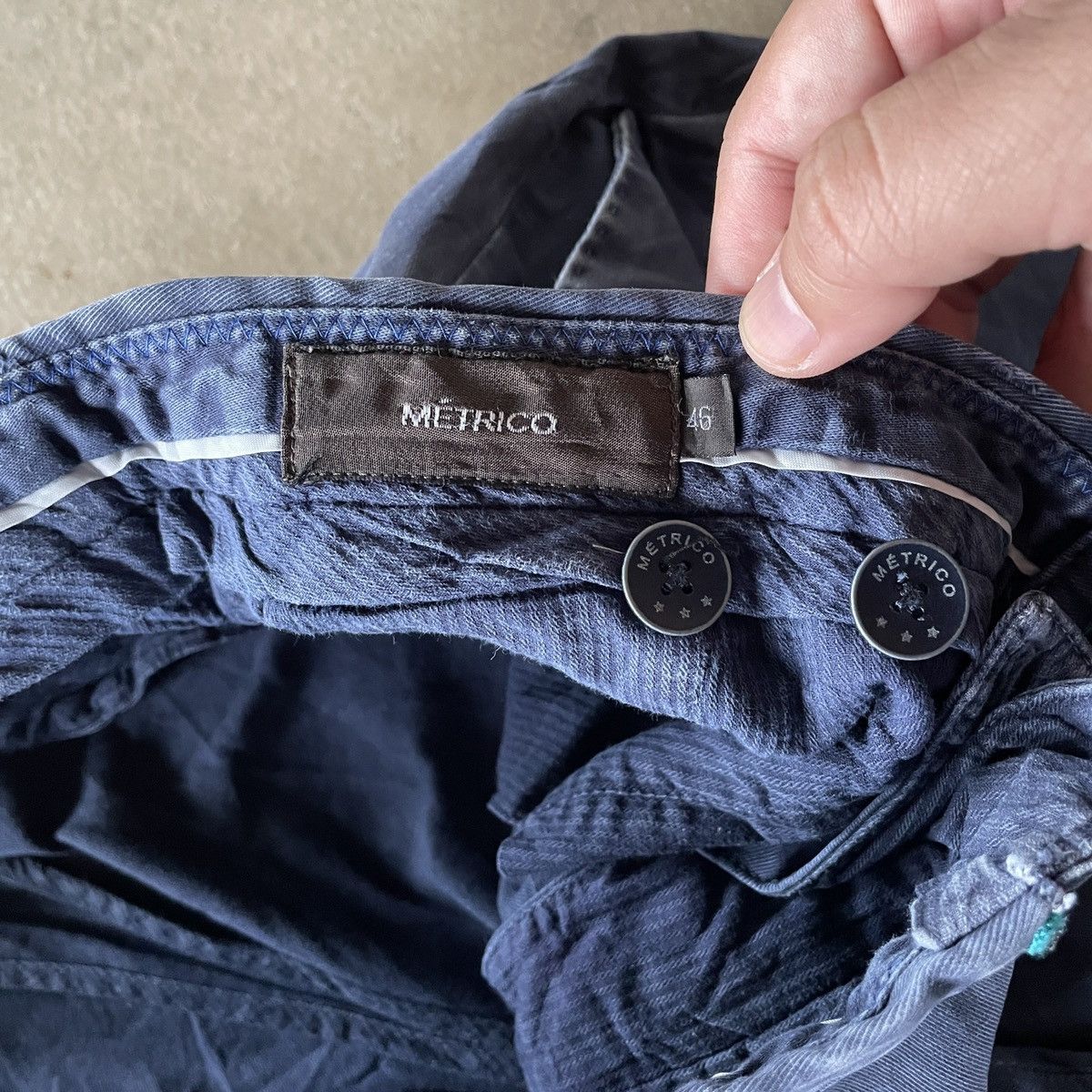 Faded Glory × Vintage Vintage Metrico Faded Made In Romania Trousers Casual Pants Size US 32 / EU 48 - 7 Thumbnail
