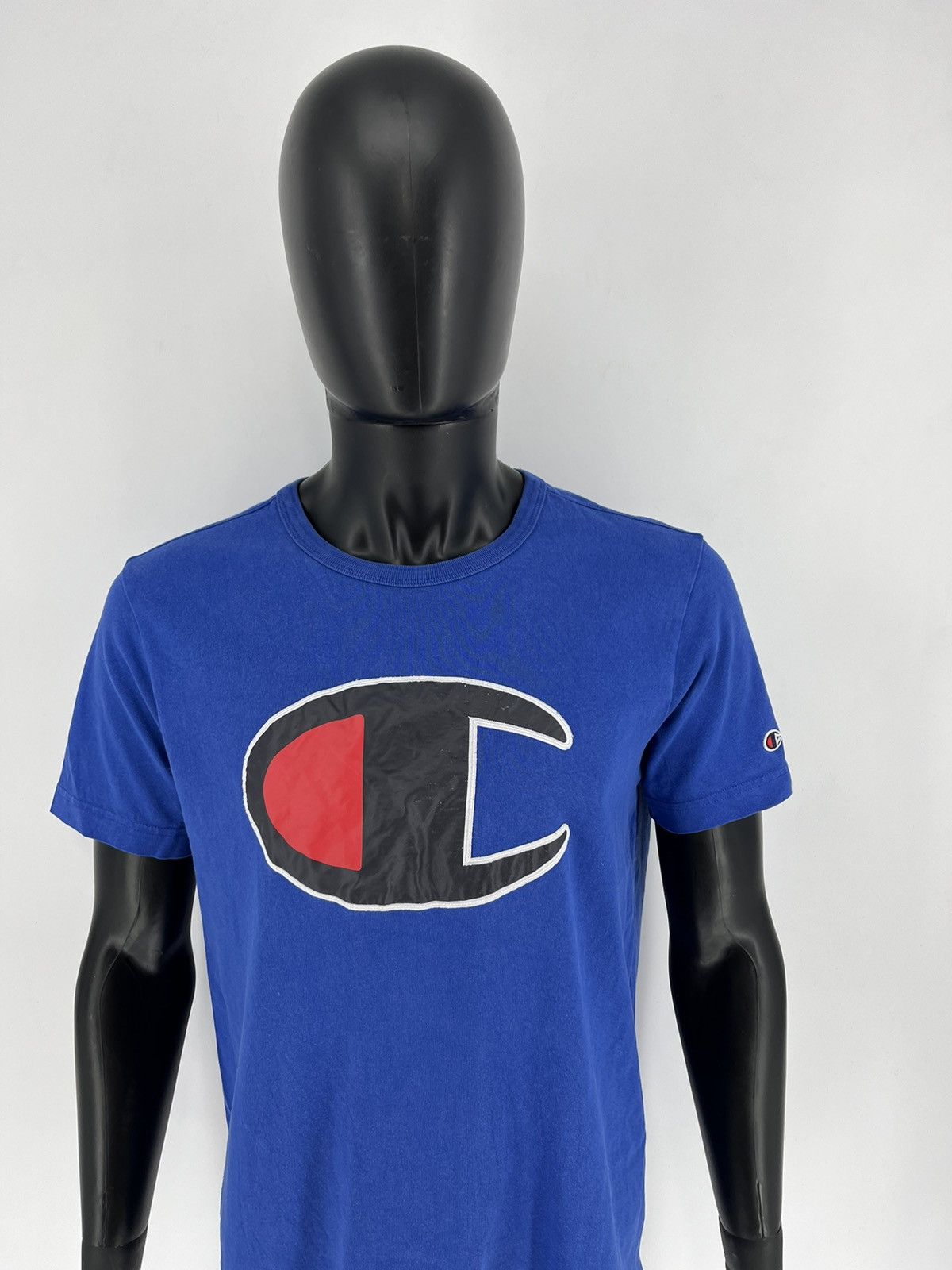 Champion VINTAGE Y2K CHAMPION BIG LOGO NICE DESIGN TSHIRT HIP HOP RAP Size US M / EU 48-50 / 2 - 6 Thumbnail