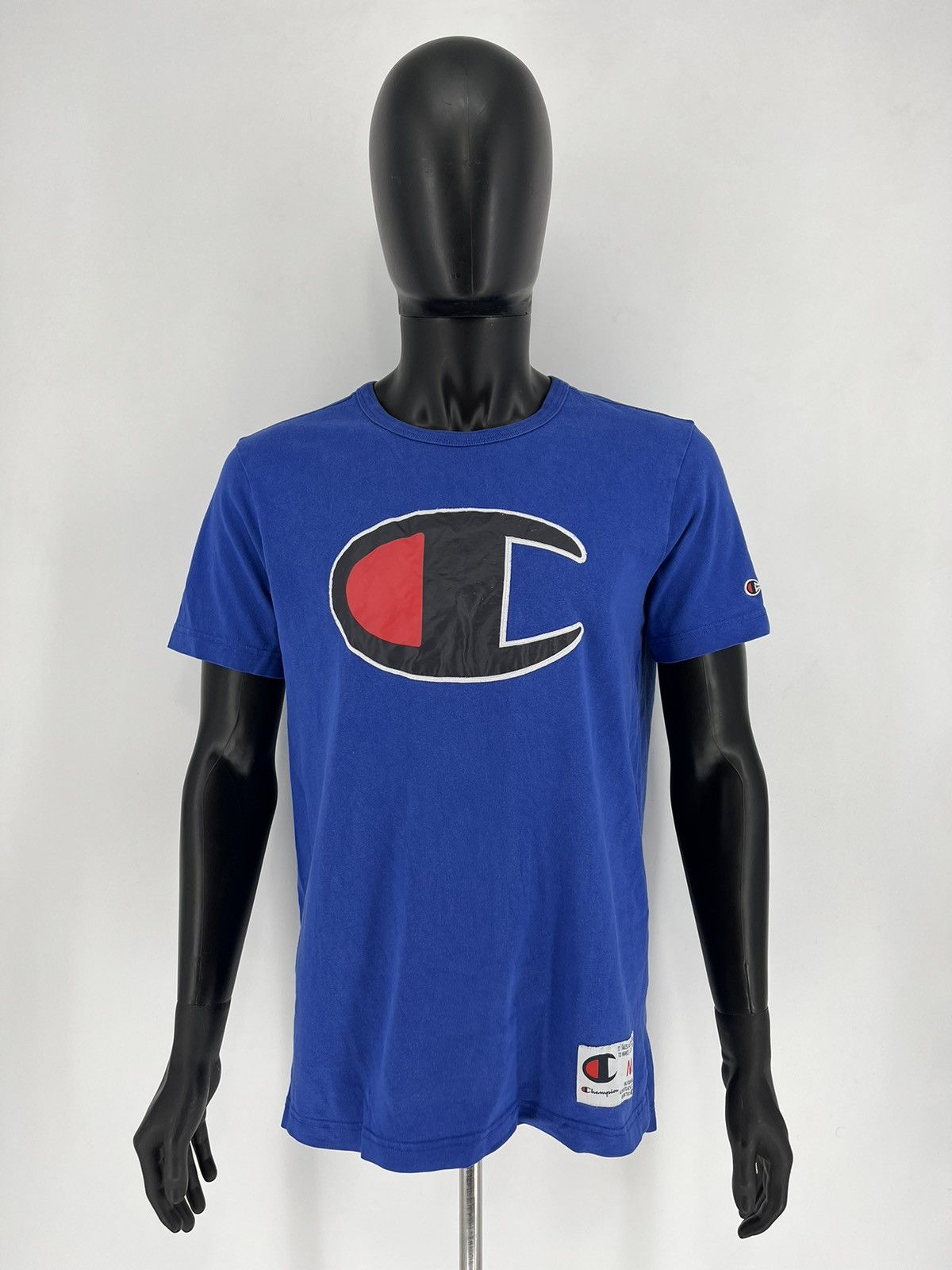 Champion VINTAGE Y2K CHAMPION BIG LOGO NICE DESIGN TSHIRT HIP HOP RAP Size US M / EU 48-50 / 2 - 3 Thumbnail