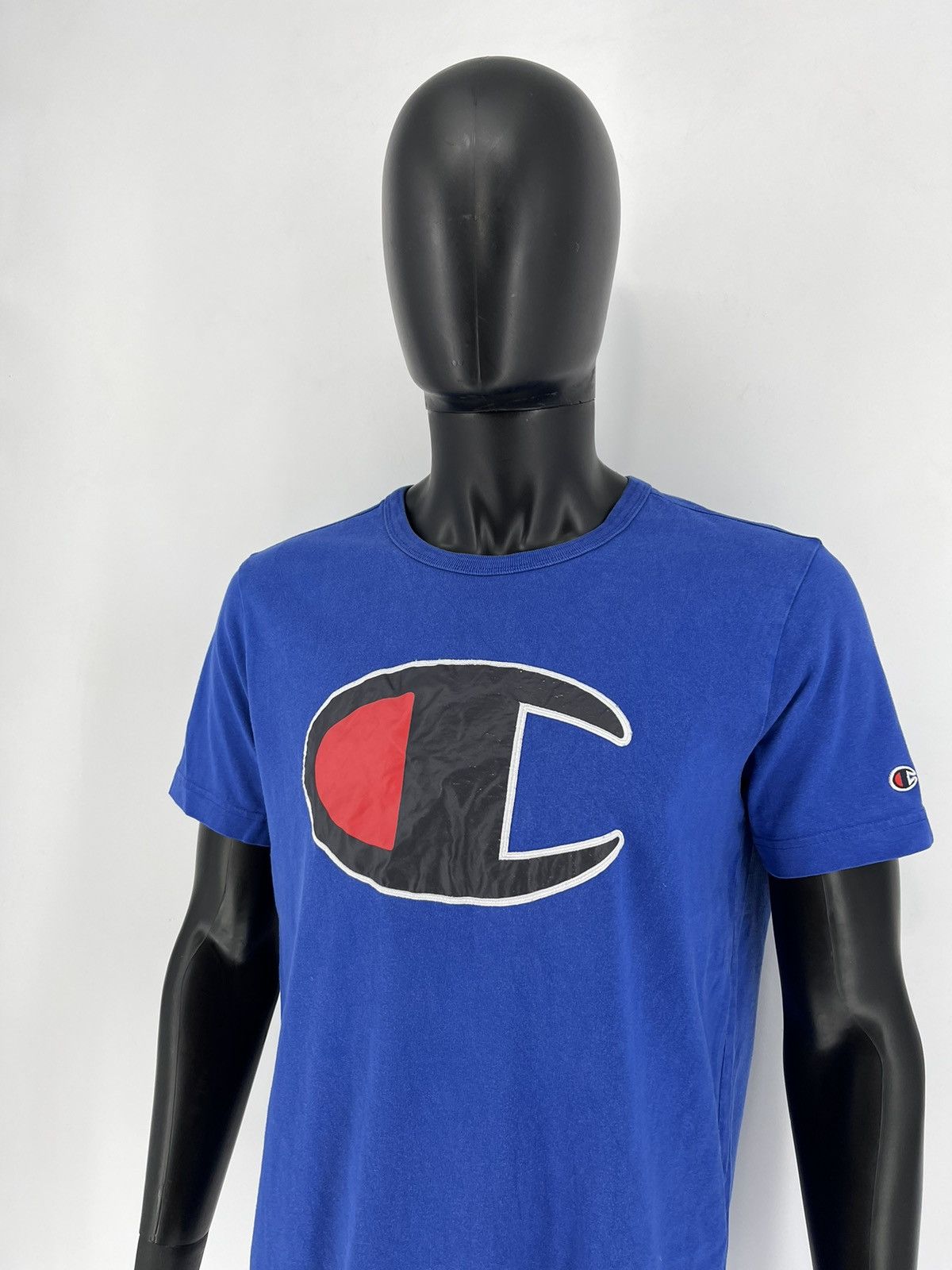 Champion VINTAGE Y2K CHAMPION BIG LOGO NICE DESIGN TSHIRT HIP HOP RAP Size US M / EU 48-50 / 2 - 5 Thumbnail