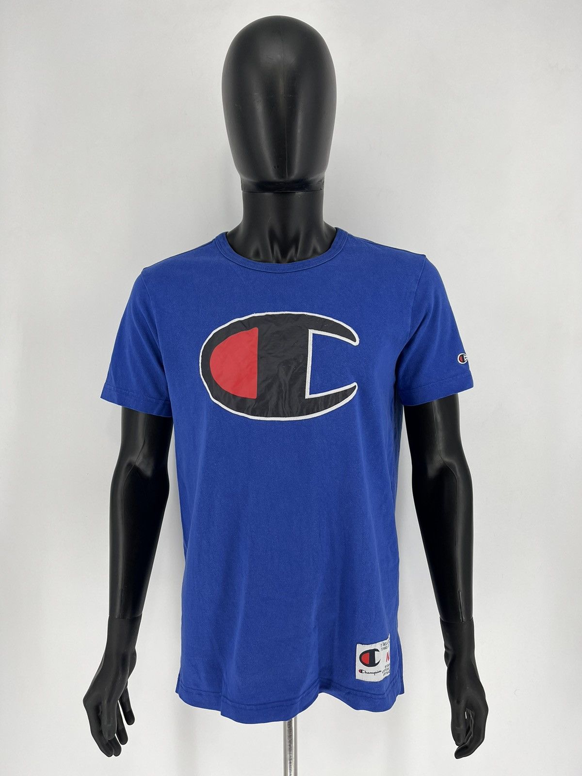 Champion VINTAGE Y2K CHAMPION BIG LOGO NICE DESIGN TSHIRT HIP HOP RAP Size US M / EU 48-50 / 2 - 2 Thumbnail