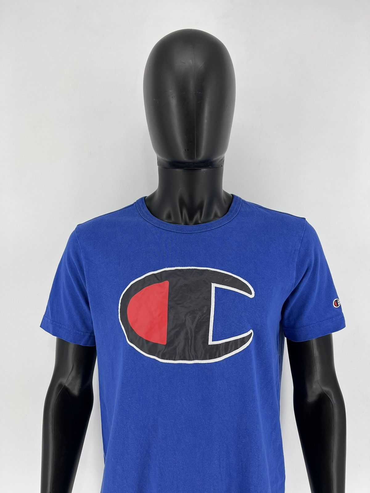 Champion VINTAGE Y2K CHAMPION BIG LOGO NICE DESIGN TSHIRT HIP HOP RAP Size US M / EU 48-50 / 2 - 1 Thumbnail