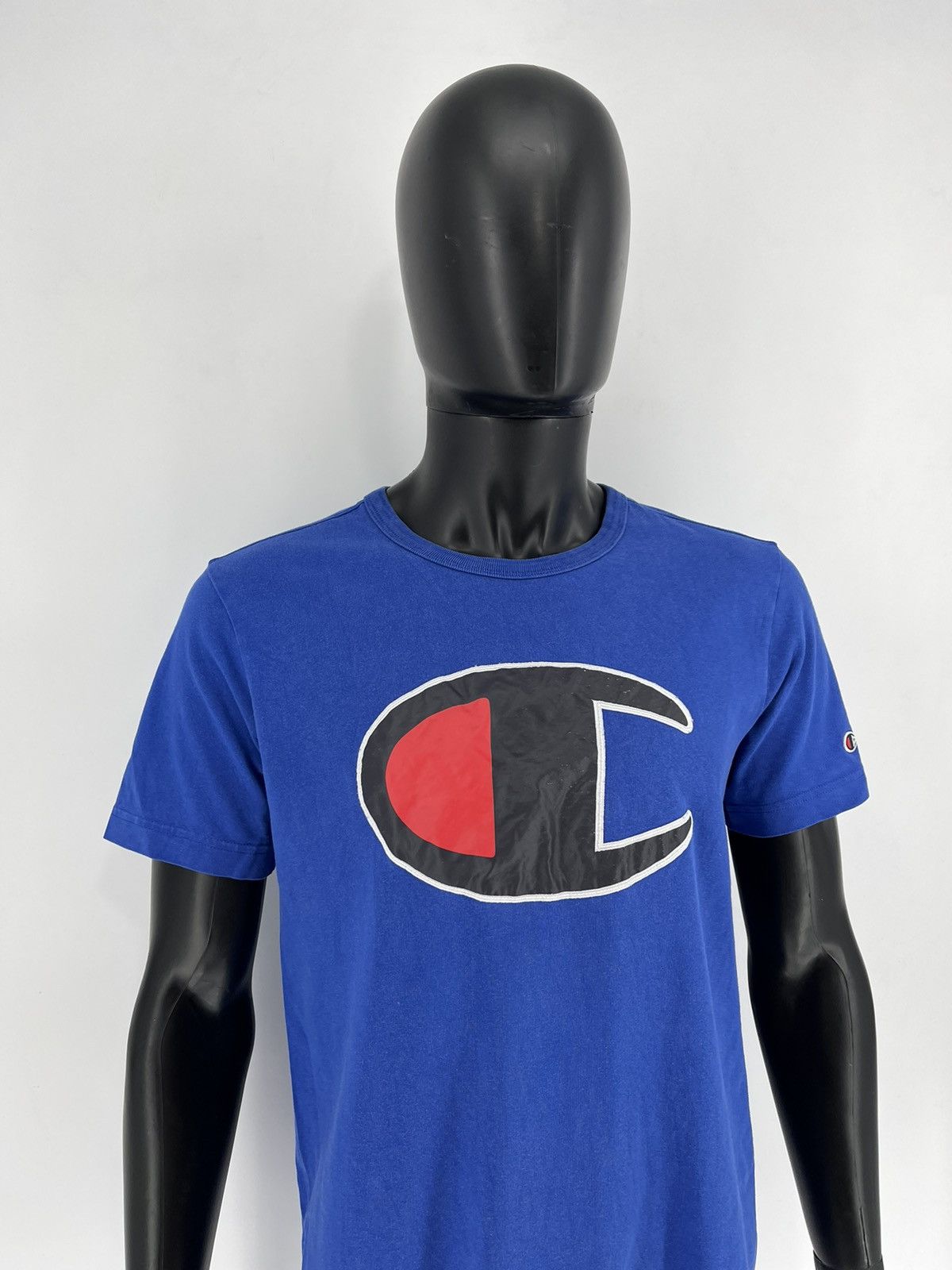 Champion VINTAGE Y2K CHAMPION BIG LOGO NICE DESIGN TSHIRT HIP HOP RAP Size US M / EU 48-50 / 2 - 4 Thumbnail