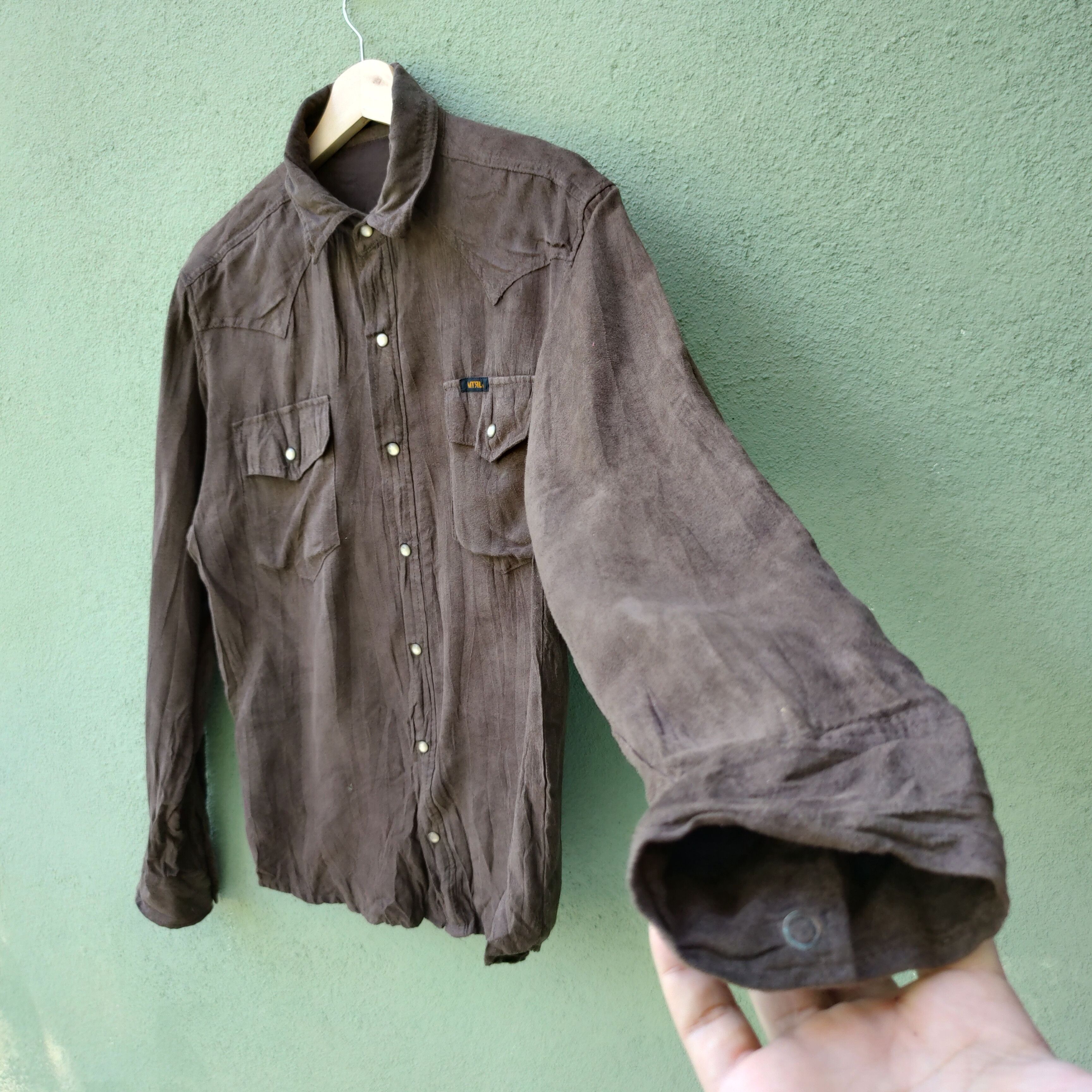 Japanese Brand Vintage Material Boy Button Ups Shirt Size US M / EU 48-50 / 2 - 2 Thumbnail