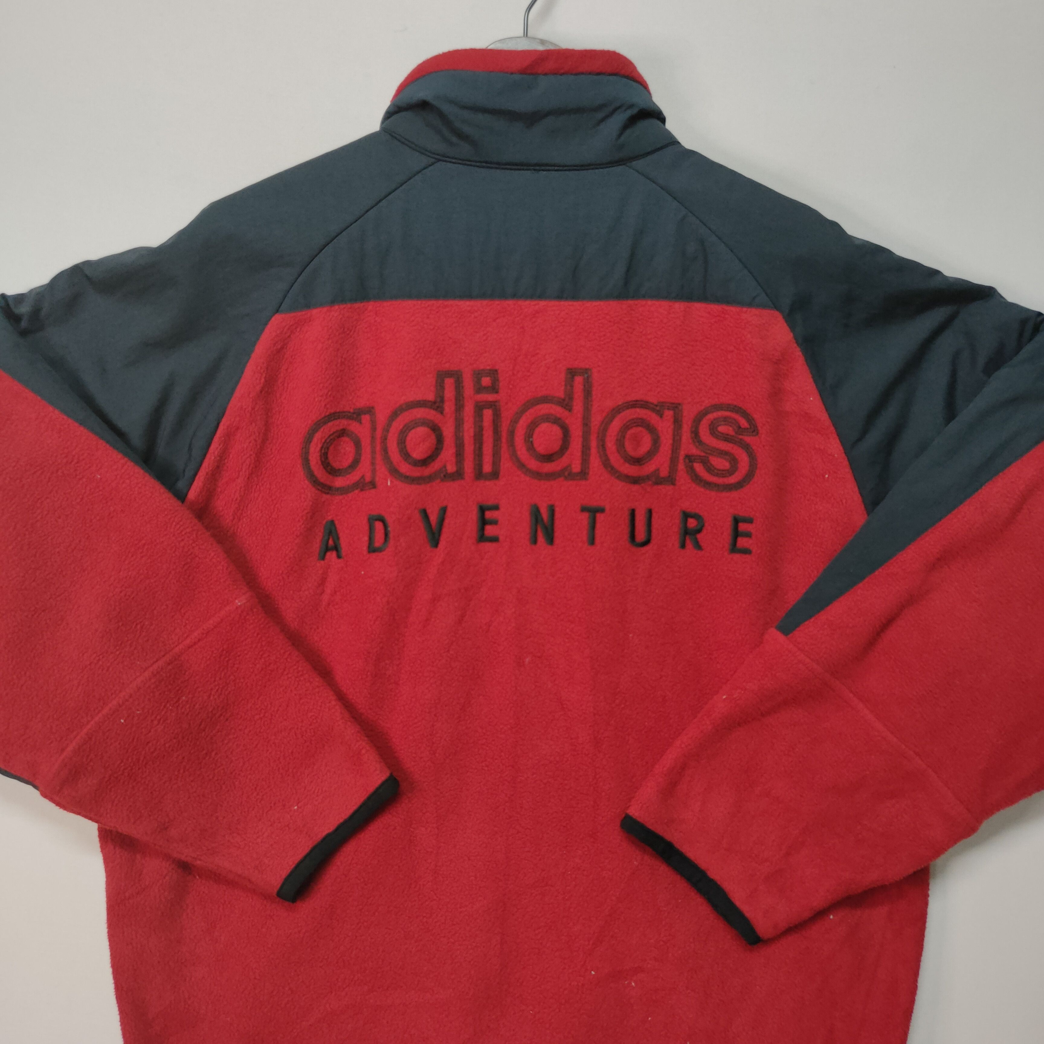 Adidas Adidas Advance Spell Out Zipper Ups Jacket Size US L / EU 52-54 / 3 - 9 Thumbnail