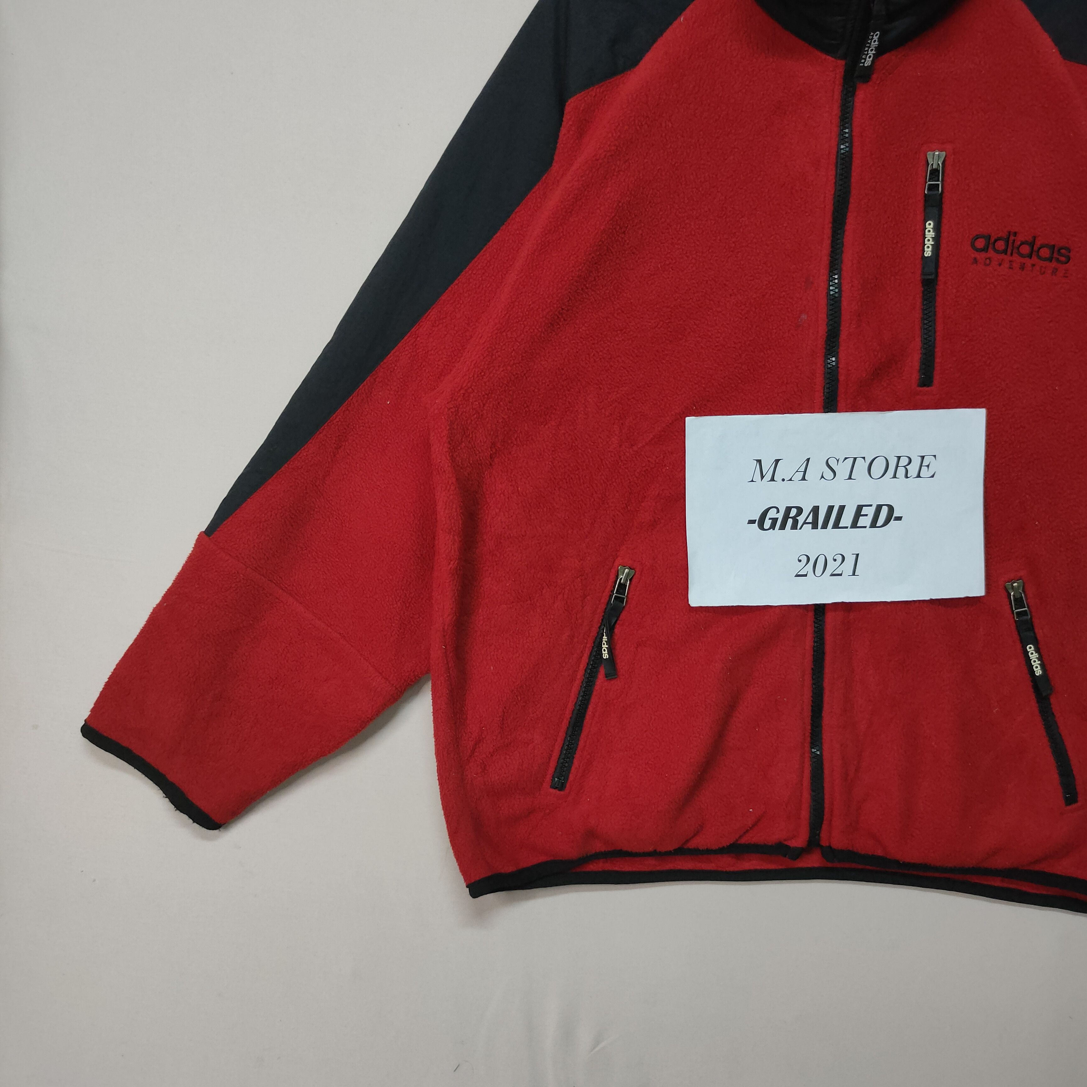 Adidas Adidas Advance Spell Out Zipper Ups Jacket Size US L / EU 52-54 / 3 - 4 Thumbnail