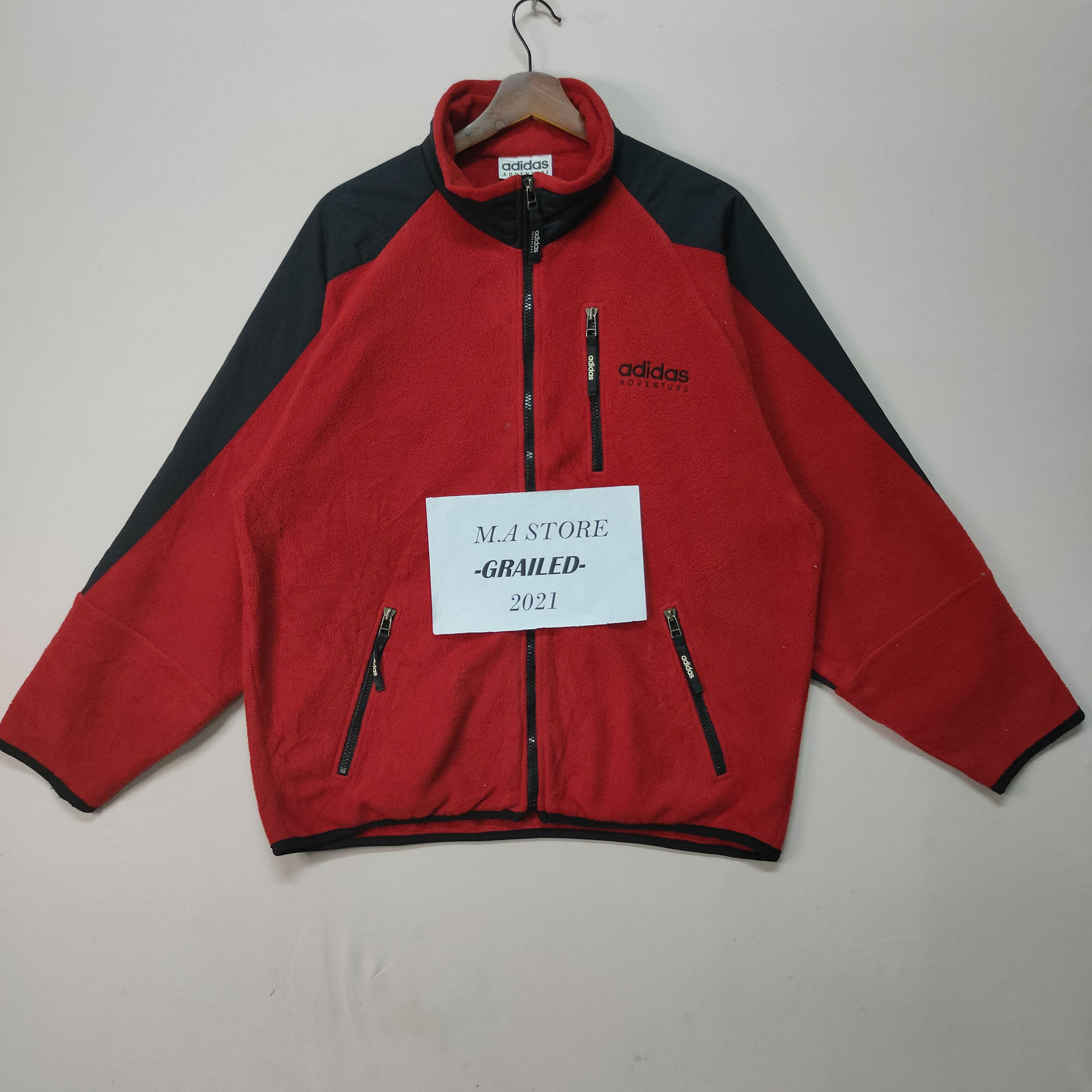 Adidas Adidas Advance Spell Out Zipper Ups Jacket Size US L / EU 52-54 / 3 - 2 Thumbnail