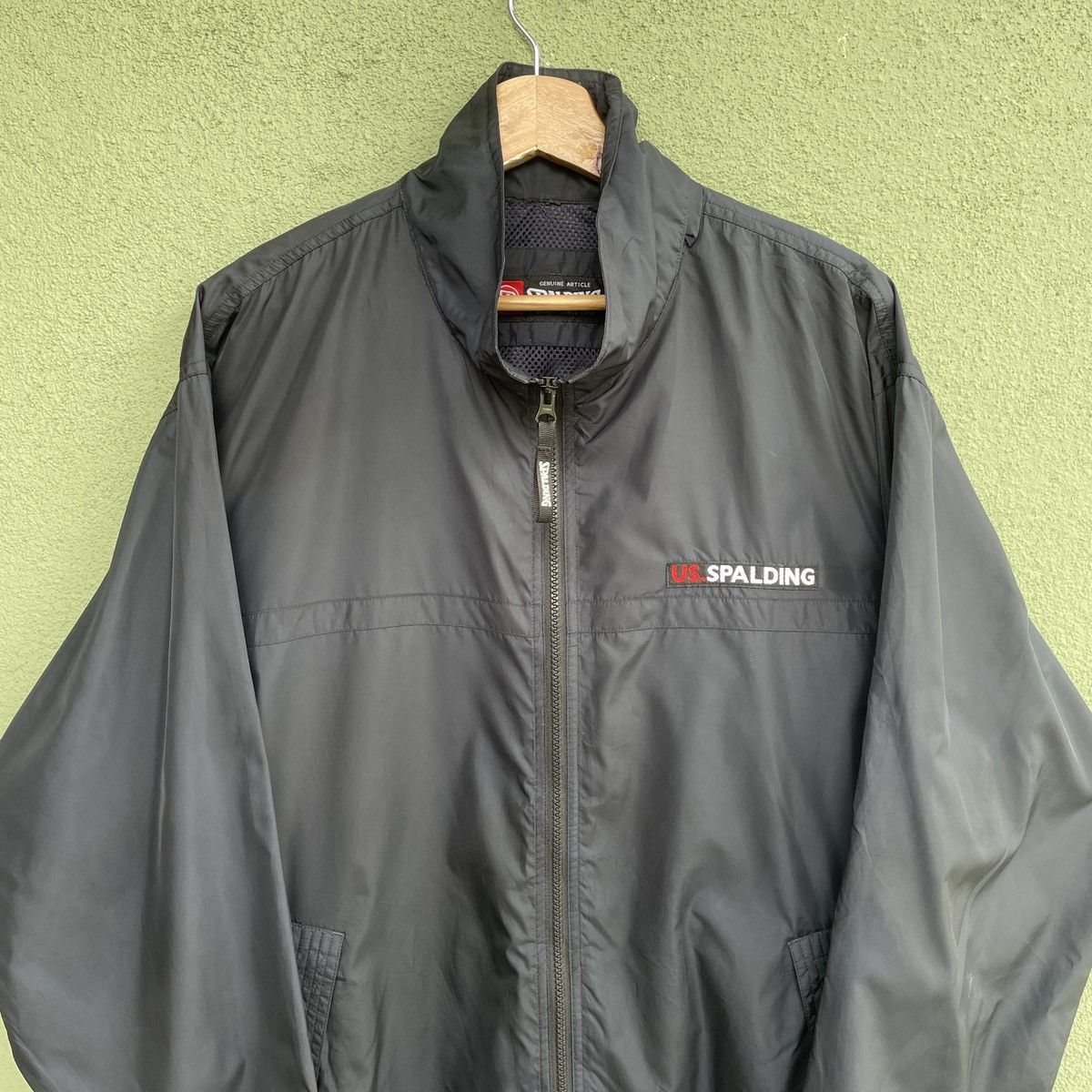 Spalding Vintage SPALDING Zipper Ups Jacket Size US XL / EU 56 / 4 - 4 Thumbnail