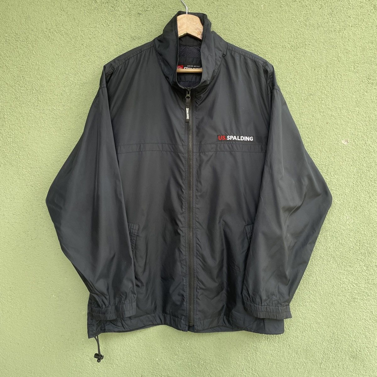 Spalding Vintage SPALDING Zipper Ups Jacket Size US XL / EU 56 / 4 - 1 Thumbnail