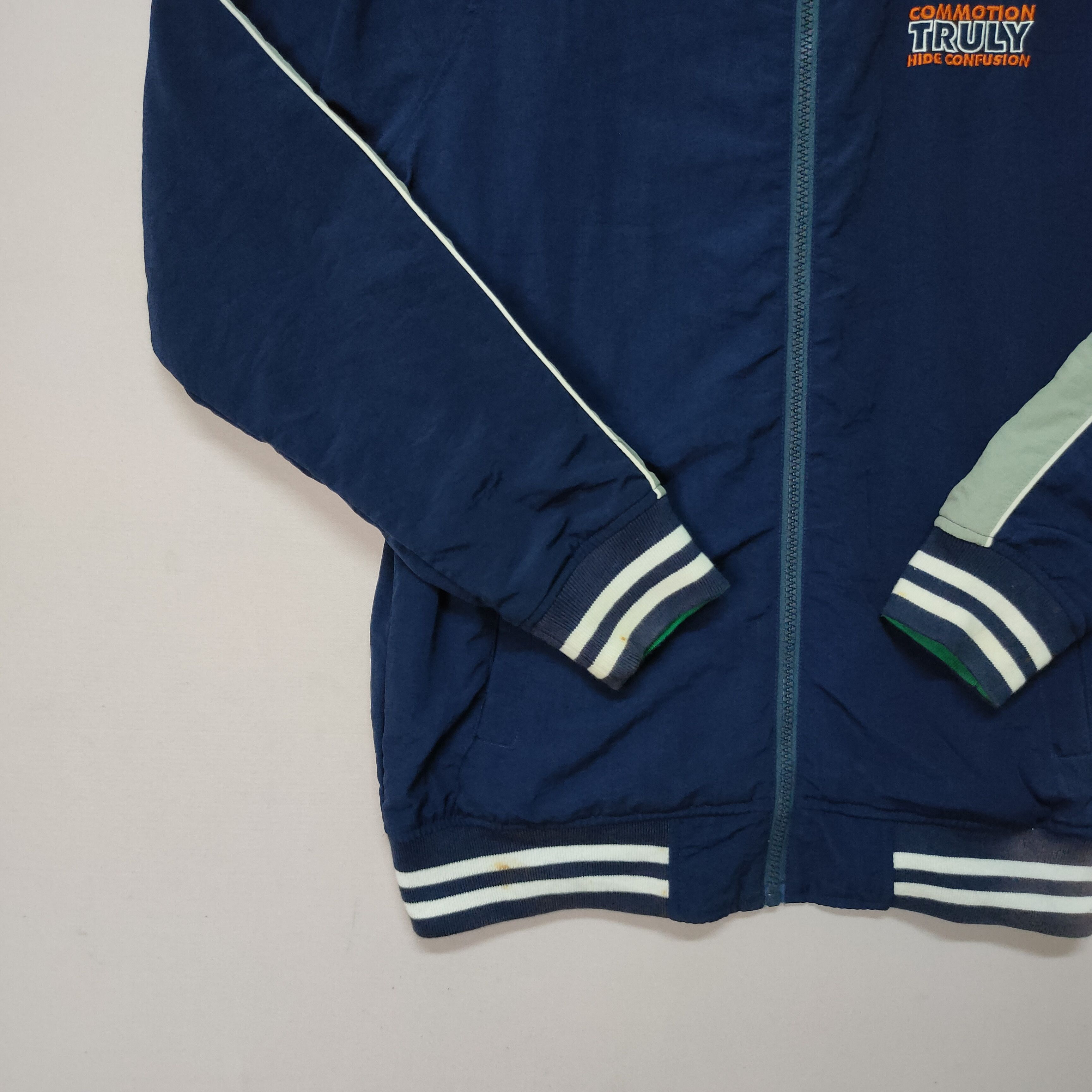 Designer VINTAGE G.N.O REVERSIBLE SMALL LOGO ZIPPER UPS SWEATER Size US S / EU 44-46 / 1 - 15 Thumbnail