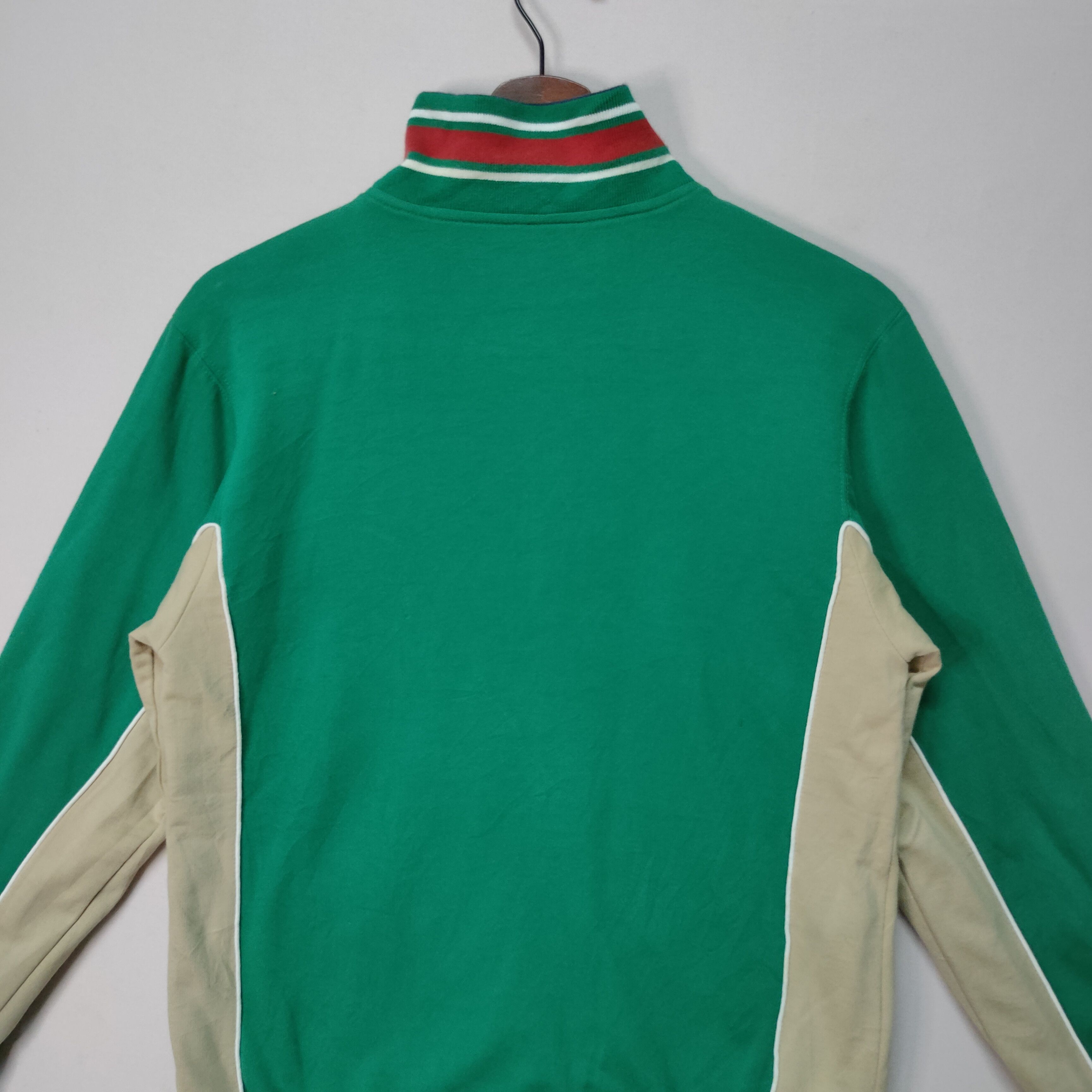 Designer VINTAGE G.N.O REVERSIBLE SMALL LOGO ZIPPER UPS SWEATER Size US S / EU 44-46 / 1 - 2 Thumbnail