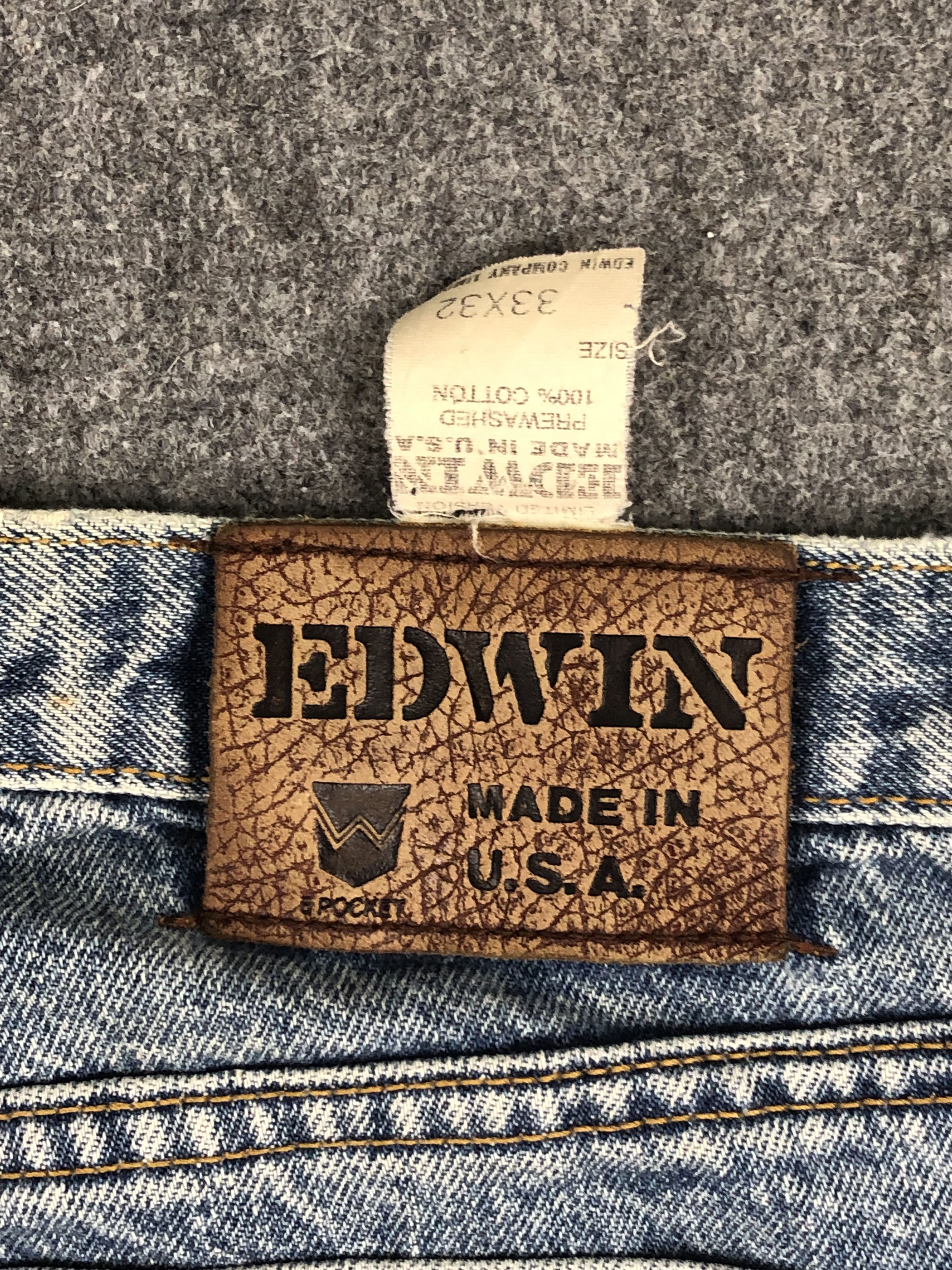 Edwin Vintage 90s Edwin Made In USA Lightwash Jeans DP2405 Size US 29 - 5 Thumbnail