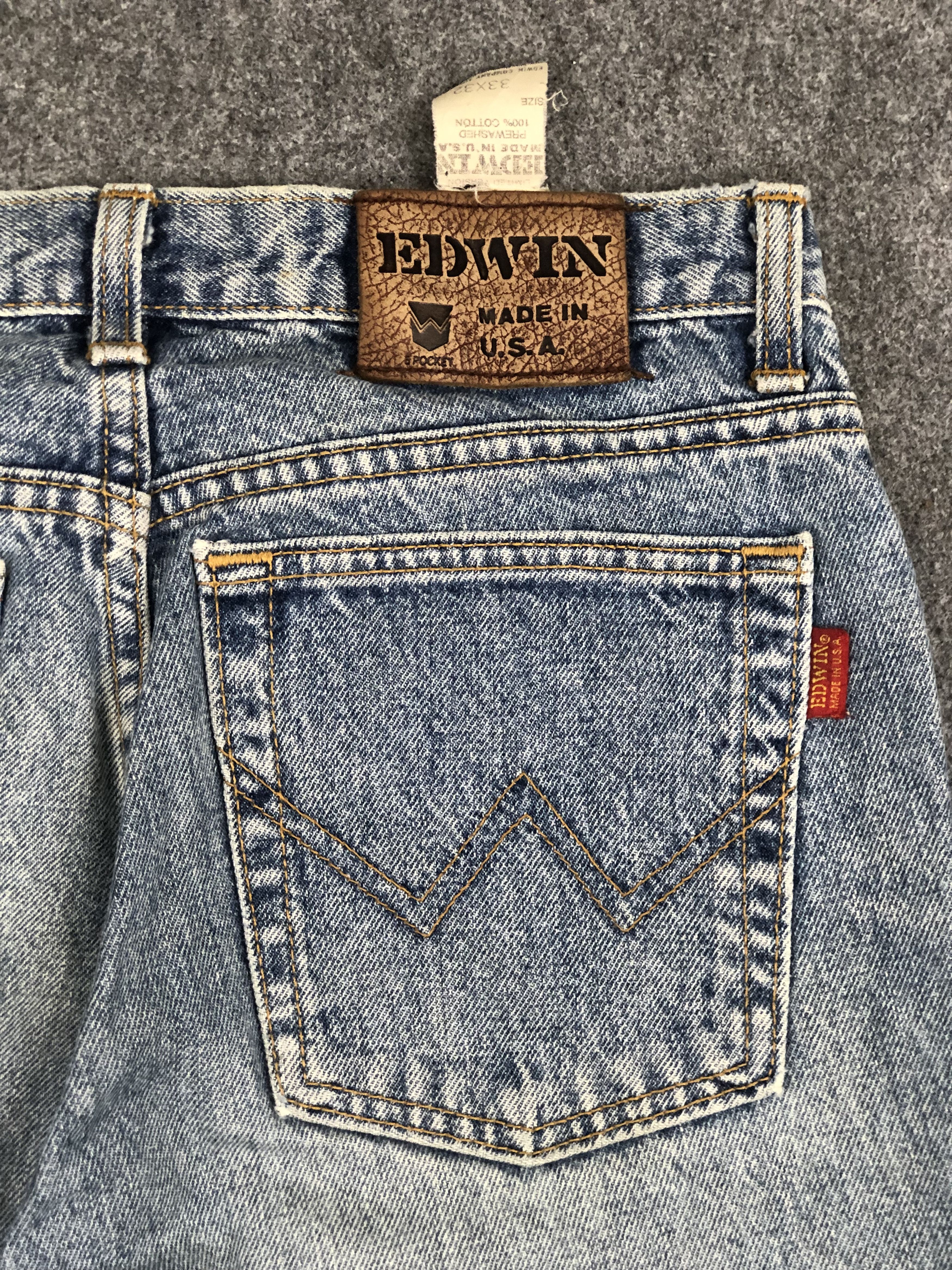 Edwin Vintage 90s Edwin Made In USA Lightwash Jeans DP2405 Size US 29 - 16 Thumbnail
