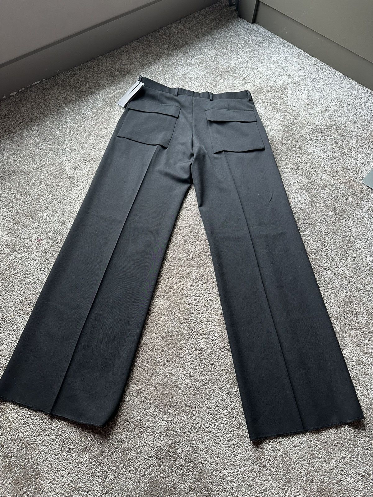 Dior Pre FW21 Dior big pocket loose black trousers Kim Jones Size 38R - 10 Thumbnail