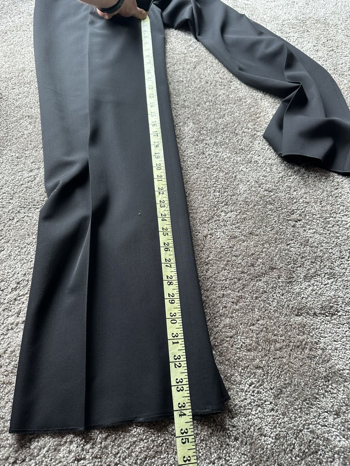 Dior Pre FW21 Dior big pocket loose black trousers Kim Jones Size 38R - 6 Thumbnail