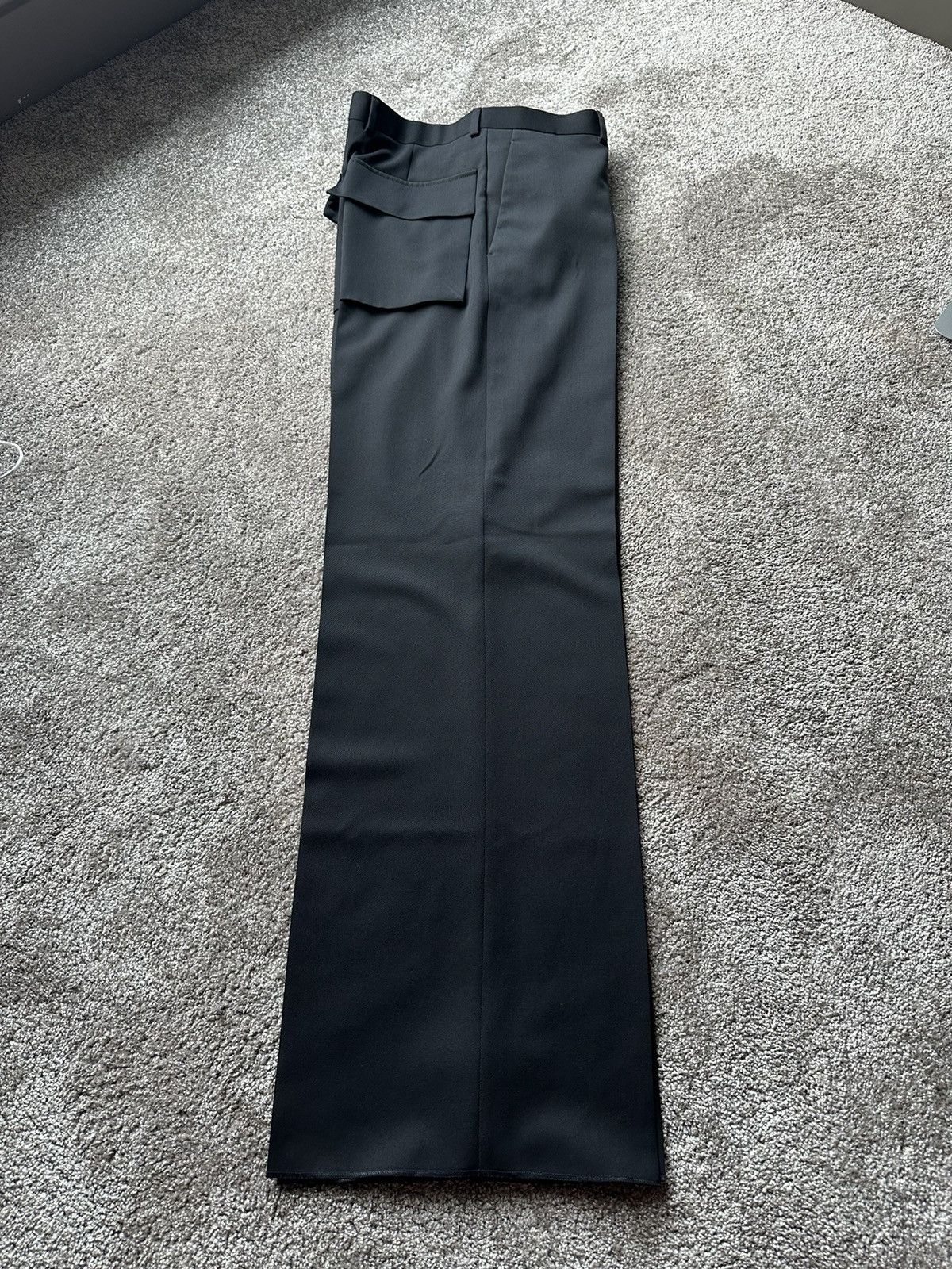 Dior Pre FW21 Dior big pocket loose black trousers Kim Jones Size 38R - 3 Thumbnail