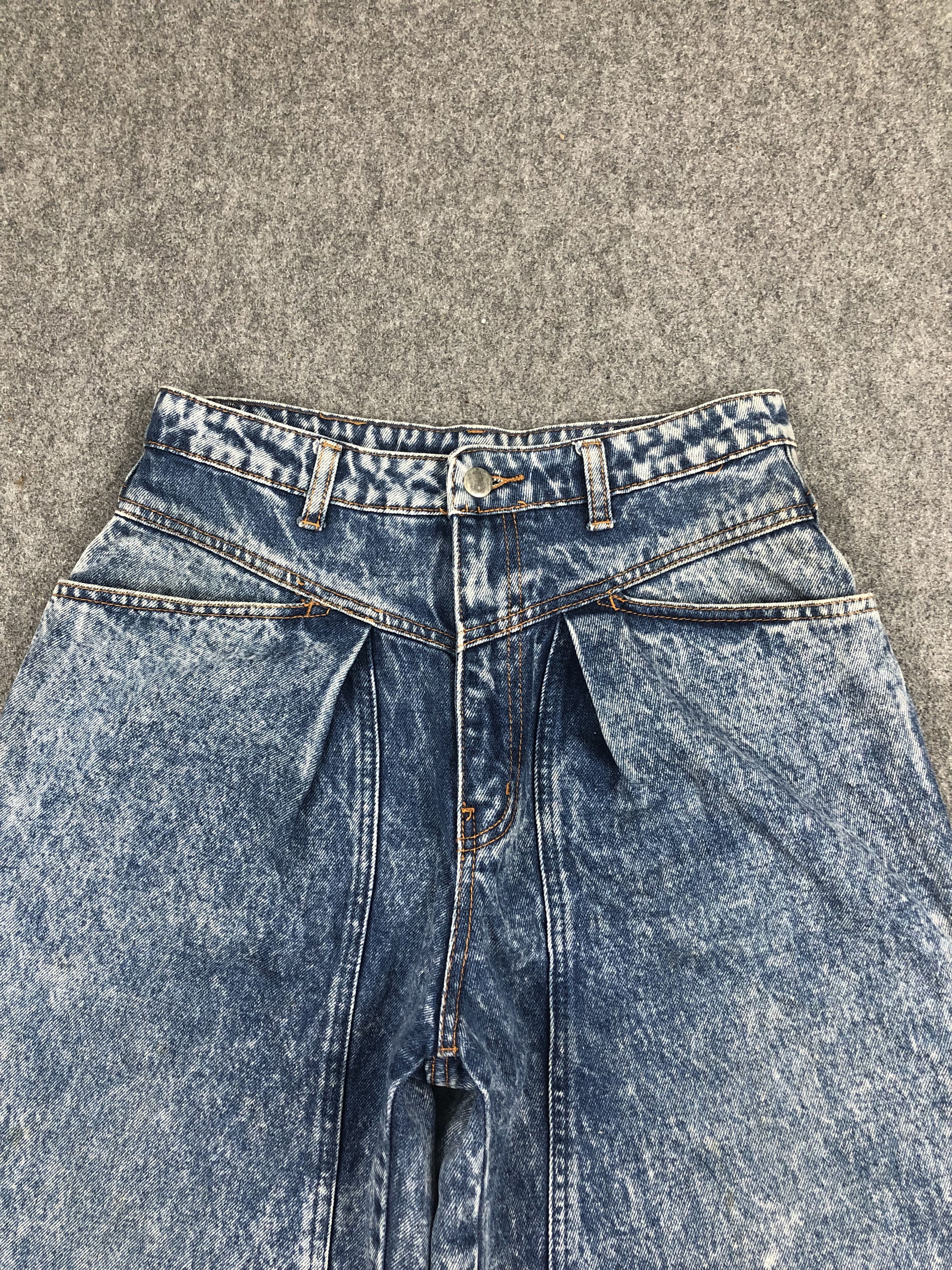 Japanese Brand Vintage Japanese Brand Acid Wash Jeans DP2403 Size US 27 - 2 Thumbnail