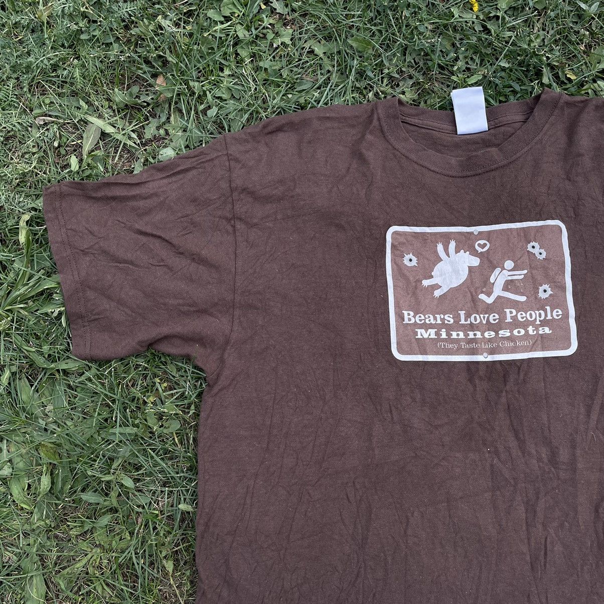 Vintage Vintage Y2K Sun Faded Graphic Tee Skate Streetwear Brown L Size US L / EU 52-54 / 3 - 4 Thumbnail