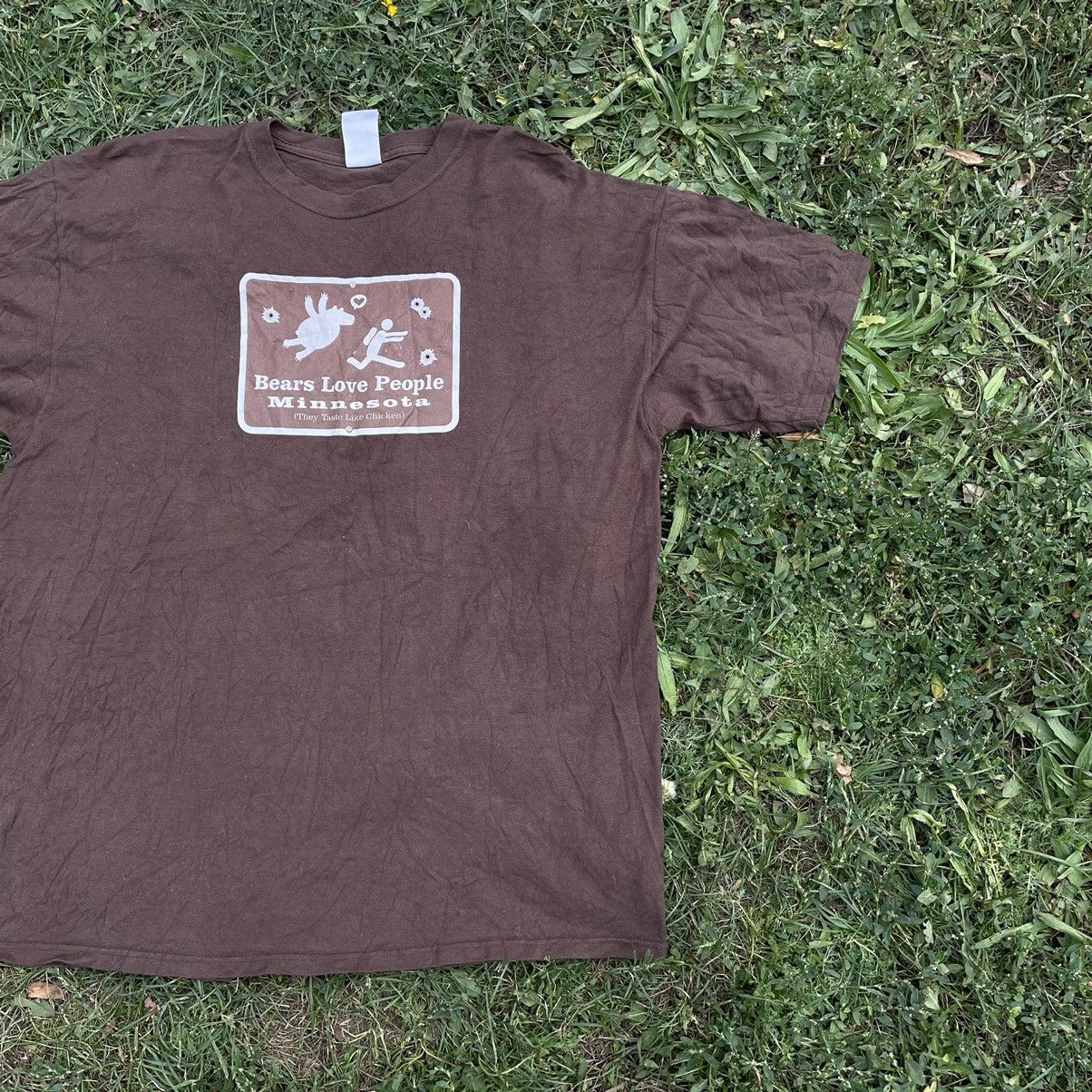 Vintage Vintage Y2K Sun Faded Graphic Tee Skate Streetwear Brown L Size US L / EU 52-54 / 3 - 3 Thumbnail