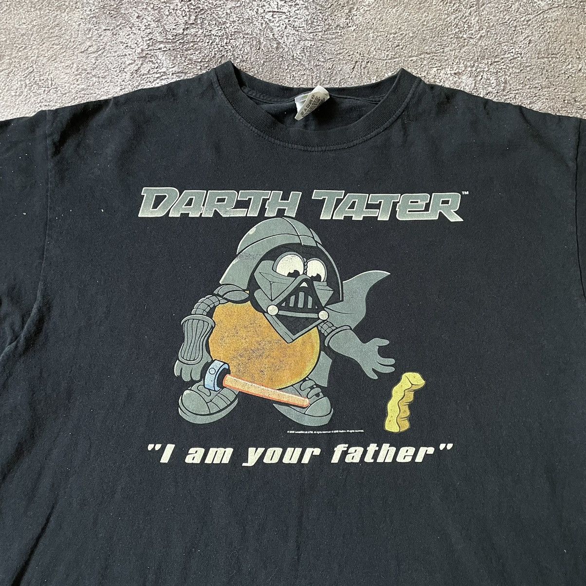 Vintage Vintage Y2K Sun Faded Darth Tater Graphic Tee Punk Baggy XL Size US XL / EU 56 / 4 - 2 Thumbnail