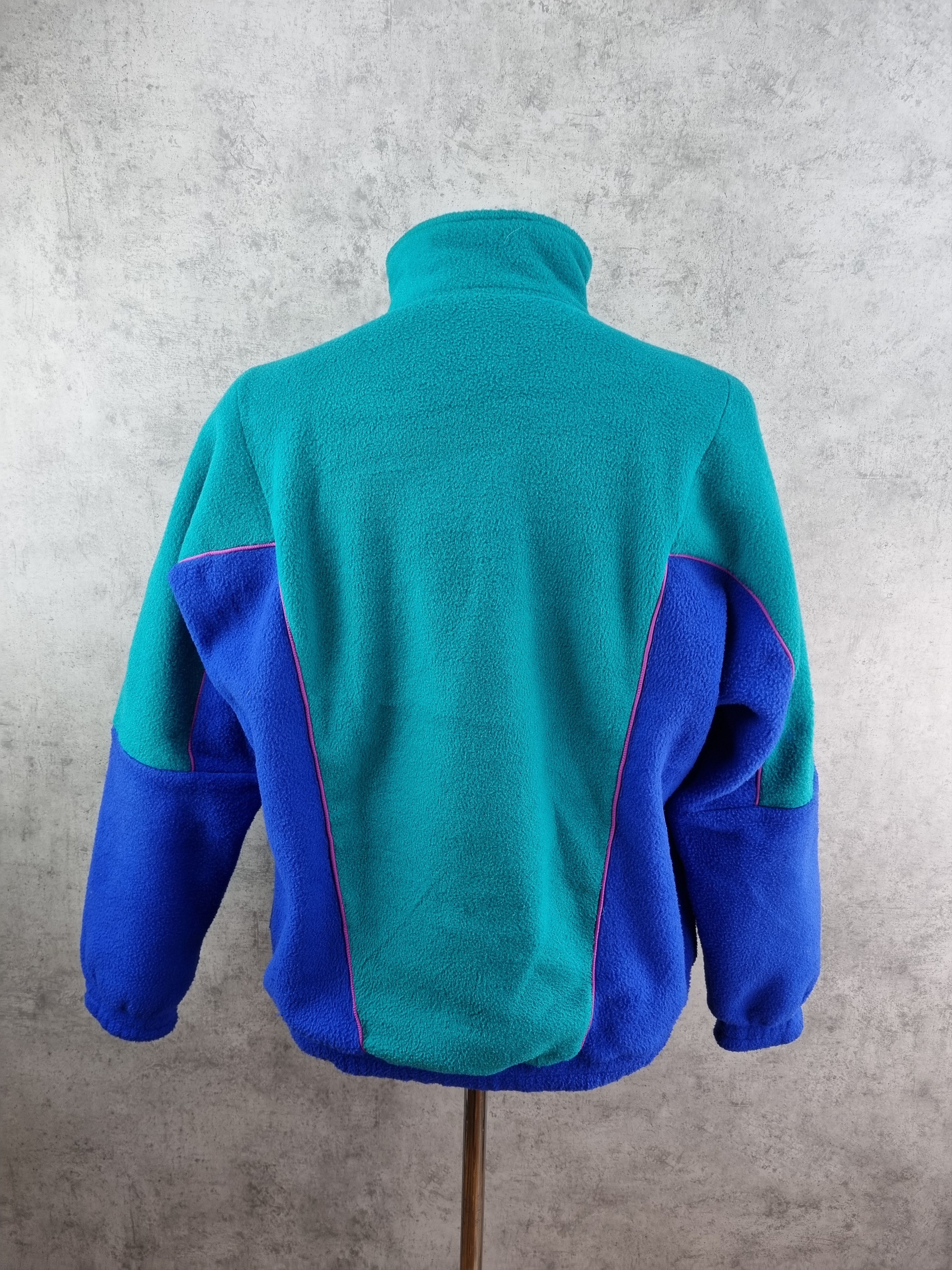 Fila × Vintage 90s FILA Magic Line High Neck hall buttons Fleece Pullover Size US L / EU 52-54 / 3 - 2 Thumbnail