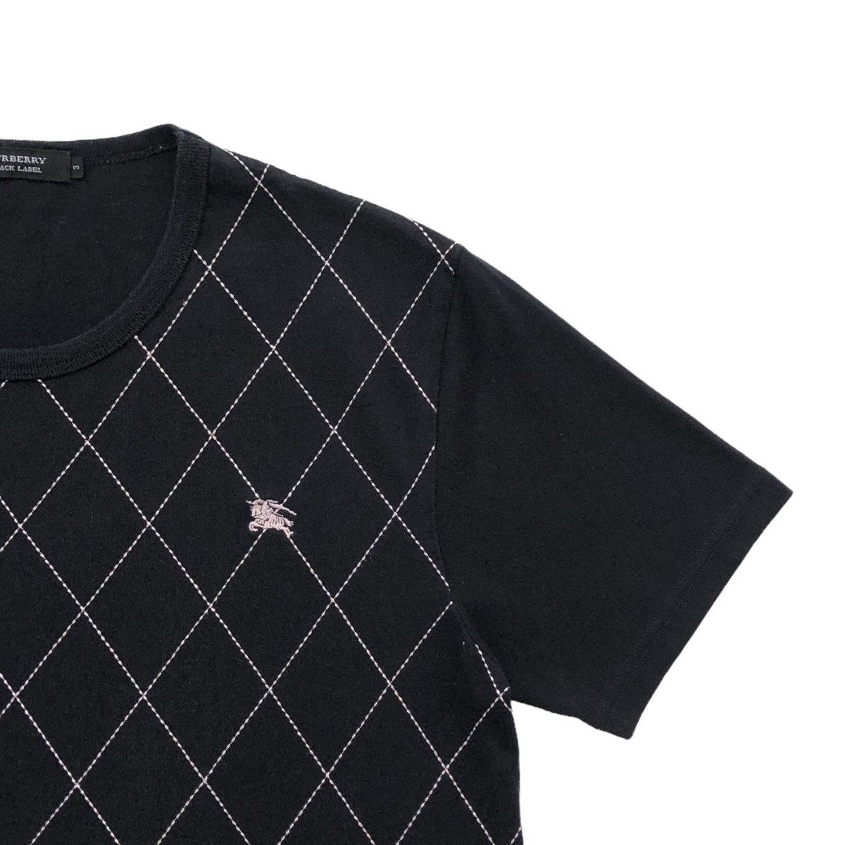 Burberry Burberry Black Label Argyle Pattern T-shirt Size US M / EU 48-50 / 2 - 6 Thumbnail