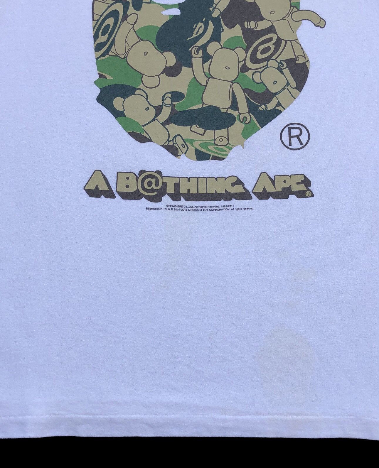 Bape OG A Bathing Ape x MEDICOM TOY Bear Tee Size US L / EU 52-54 / 3 - 14 Thumbnail