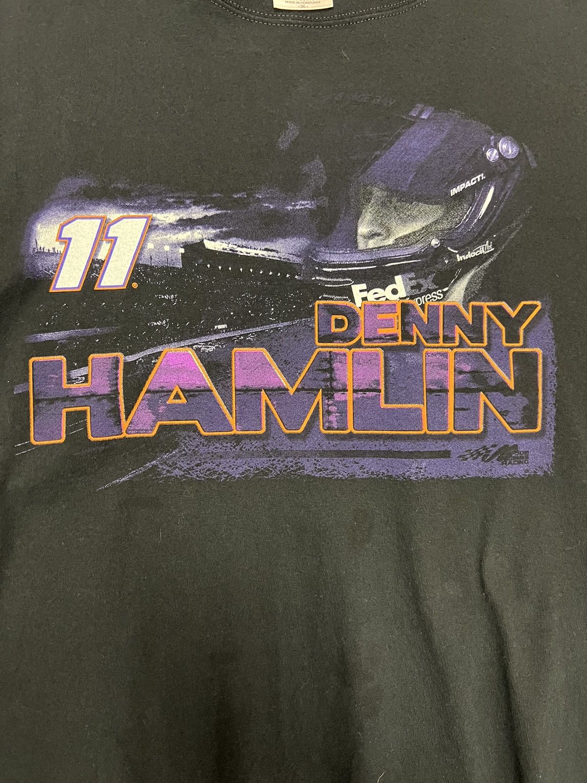 Vintage Vintage Denny Hamlin NASCAR Number 11 Tshirt Size US XXL / EU 58 / 5 - 1 Preview