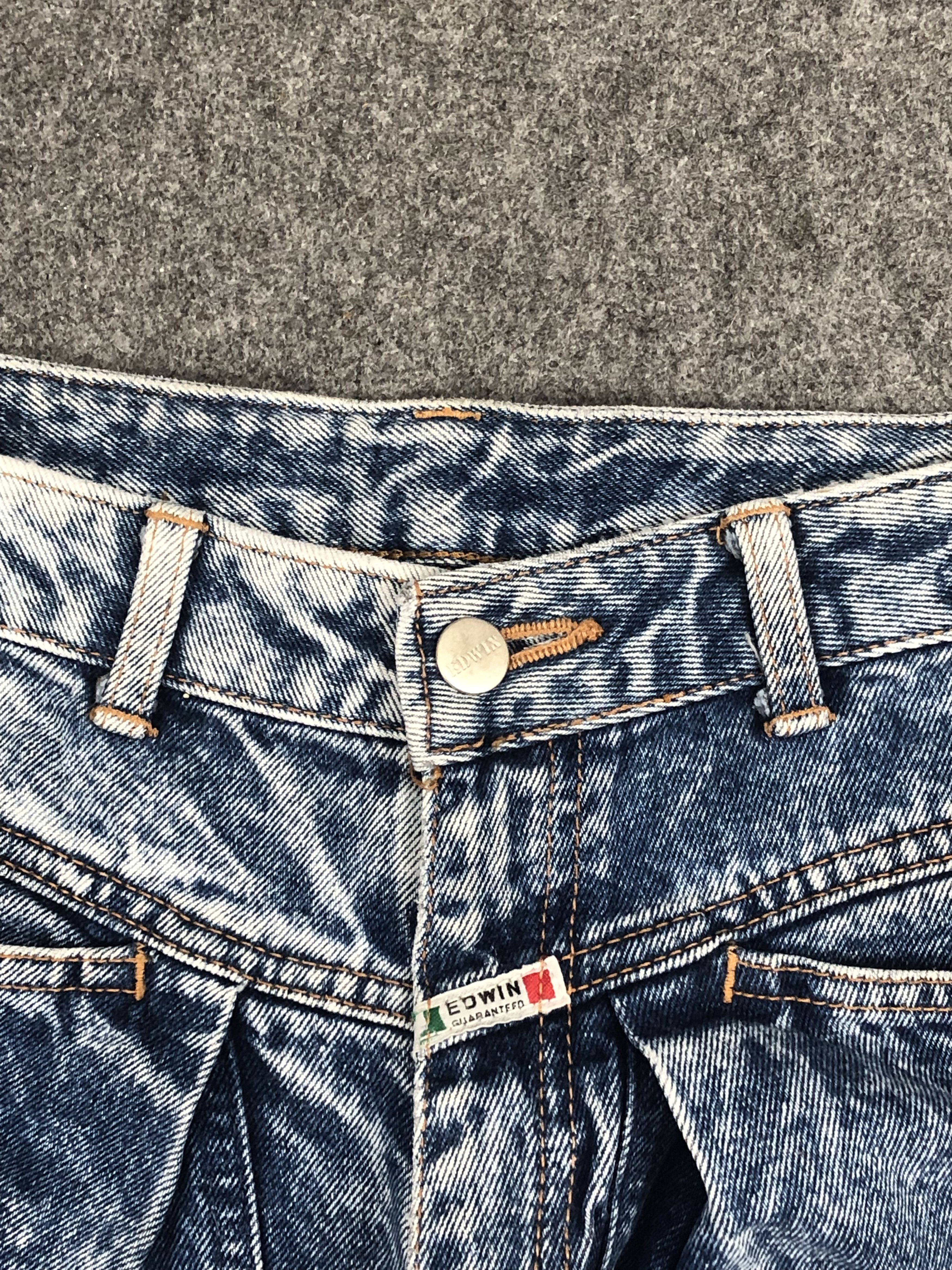 Edwin Vintage 90s Edwin Acid Wash Baggy Loose Jeans DP2402 Size US 28 / EU 44 - 4 Thumbnail