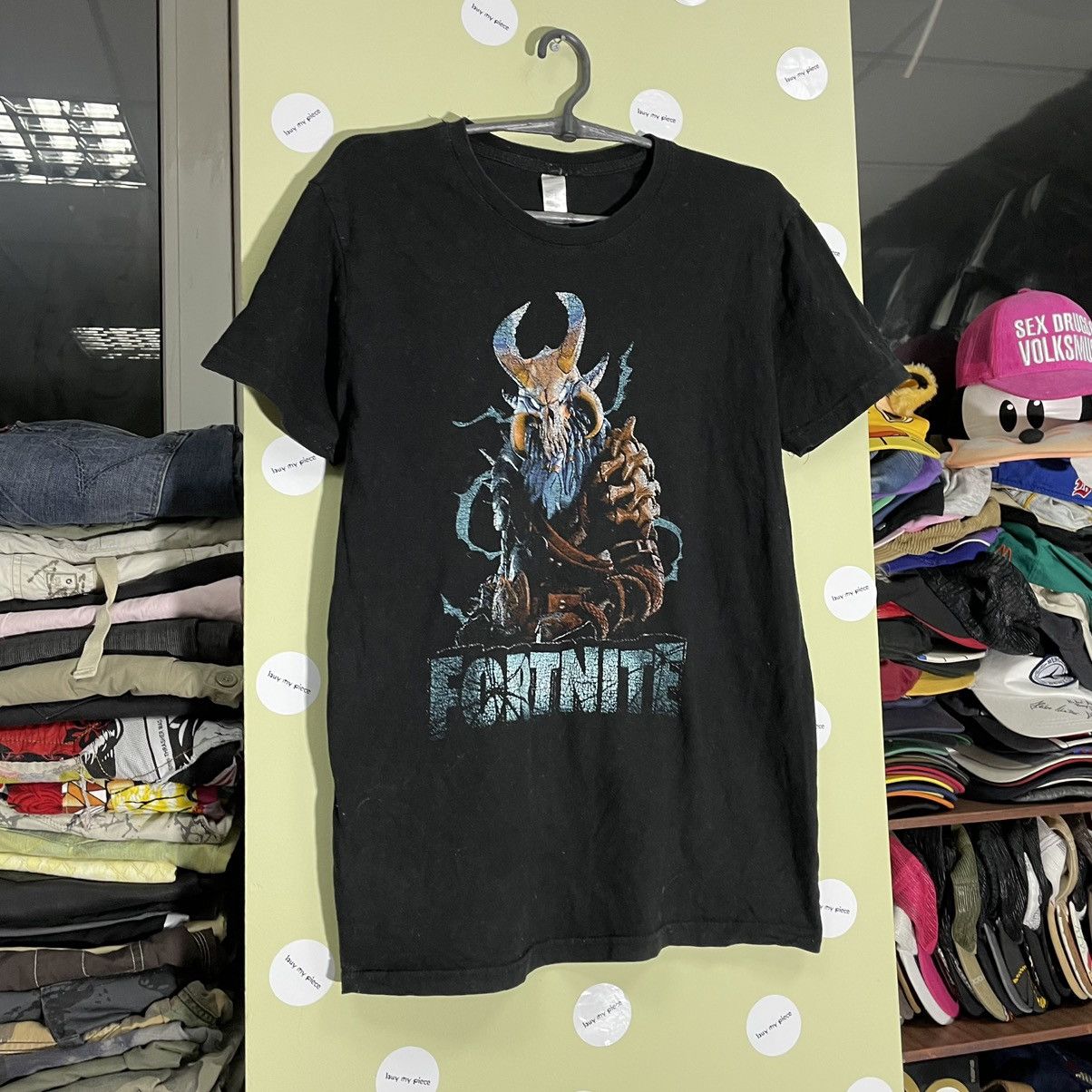 Vintage Vintage Y2K Fortnite Graphic Tee Black Horror Gaming Small Size US S / EU 44-46 / 1 - 2 Thumbnail