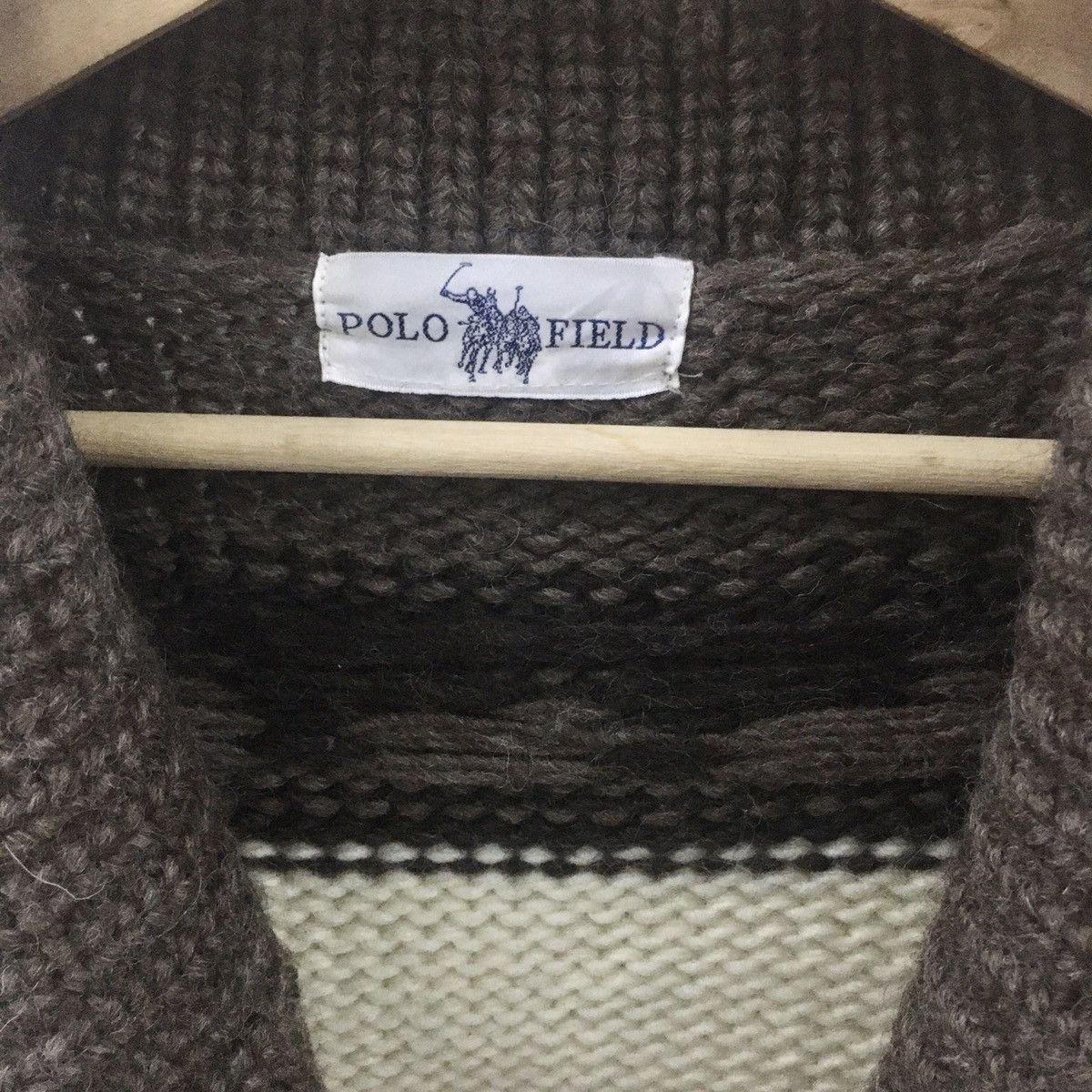 Japanese Brand Vintage Polo Field Cardigan Knit Size US L / EU 52-54 / 3 - 5 Thumbnail
