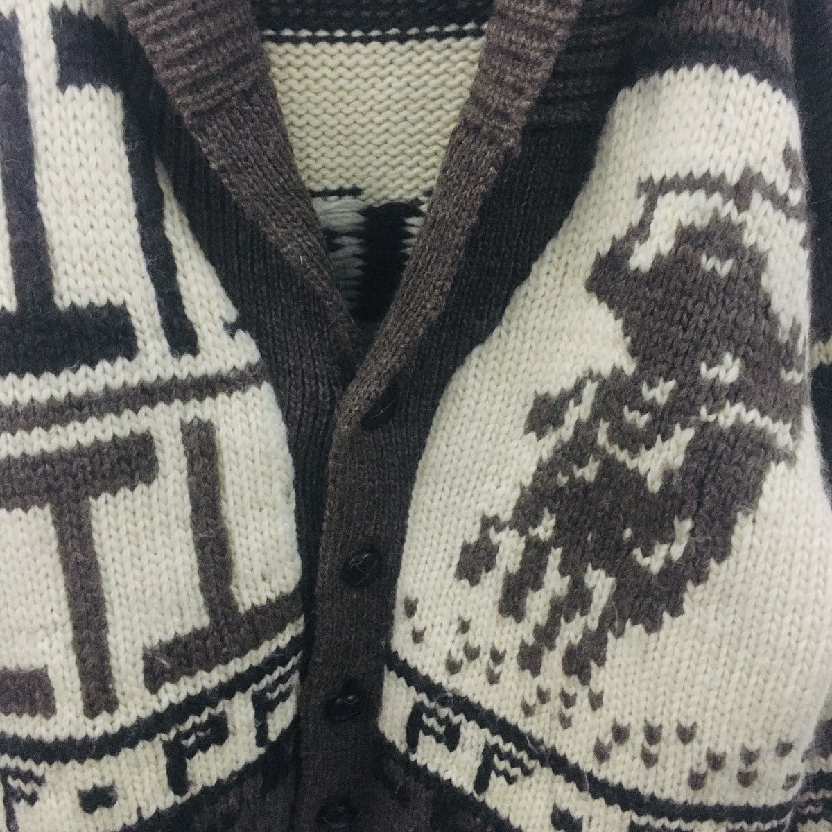 Japanese Brand Vintage Polo Field Cardigan Knit Size US L / EU 52-54 / 3 - 3 Thumbnail