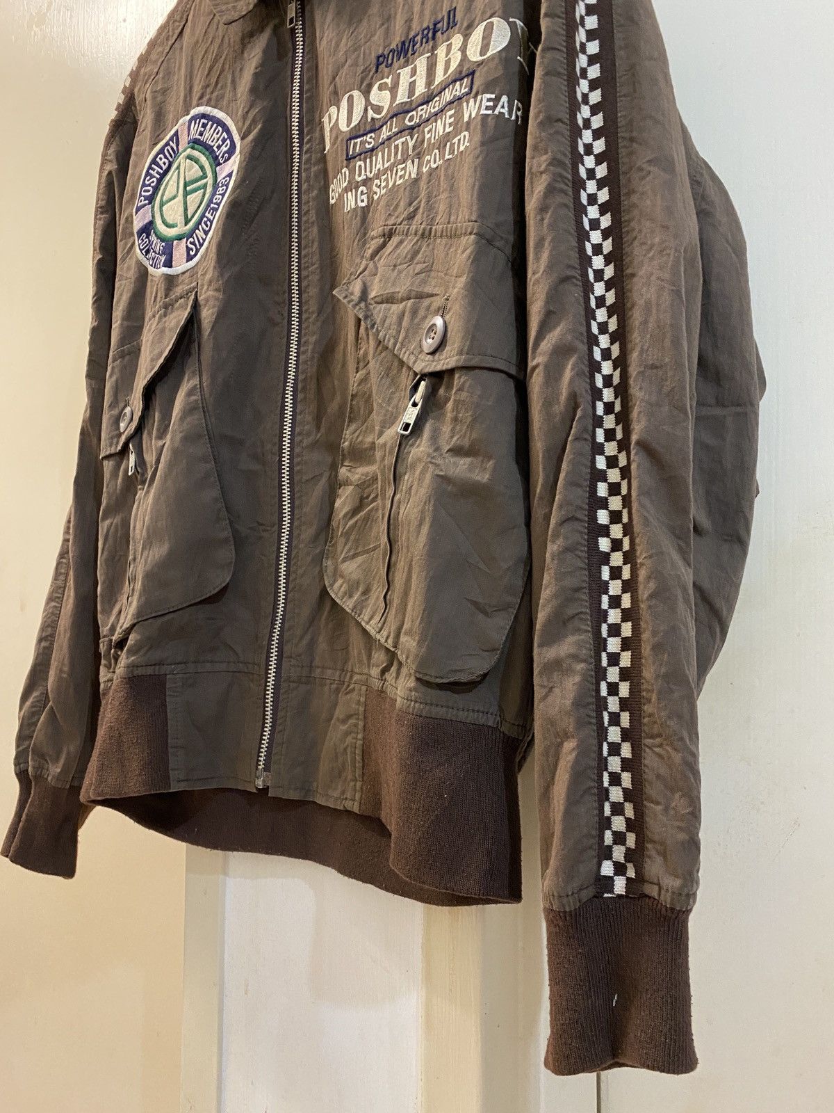 If Six Was Nine × Le Grande Bleu (L.G.B.) 🔥🔥💰💰Vintage Poshboy military light jacket Size US M / EU 48-50 / 2 - 6 Thumbnail