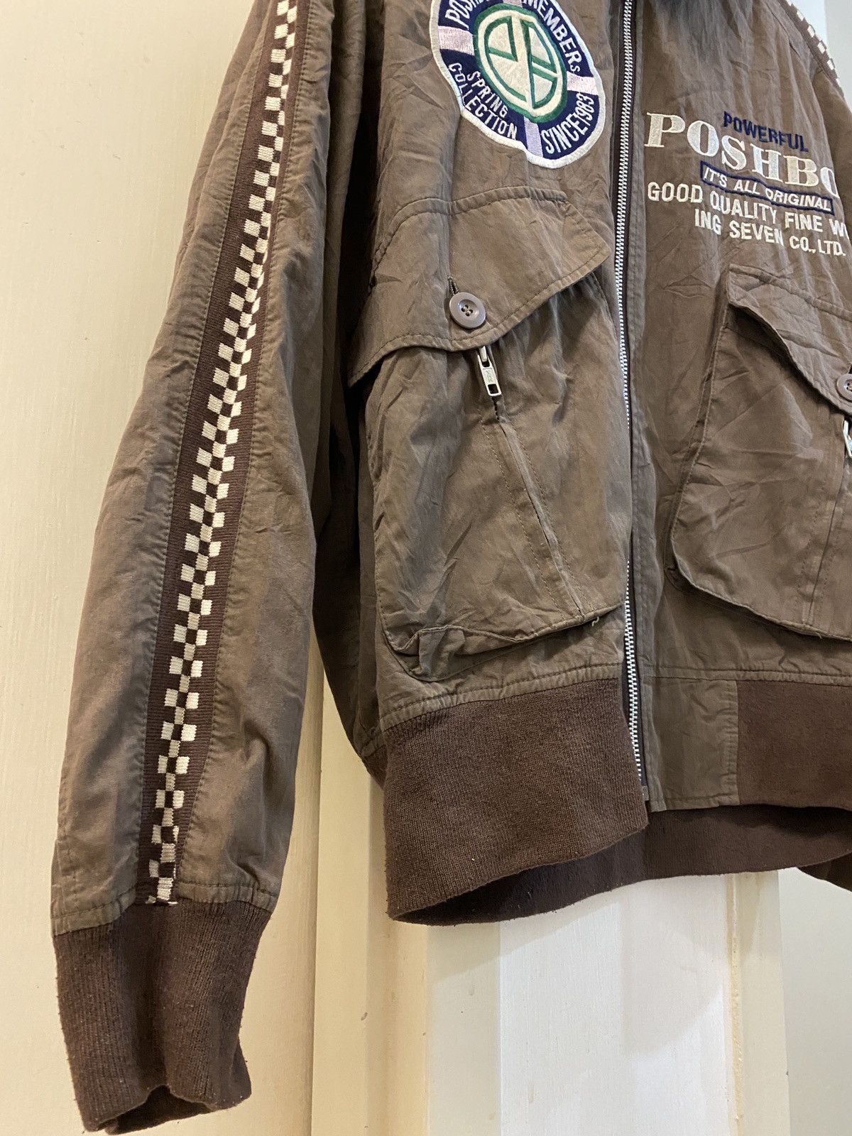 If Six Was Nine × Le Grande Bleu (L.G.B.) 🔥🔥💰💰Vintage Poshboy military light jacket Size US M / EU 48-50 / 2 - 4 Thumbnail