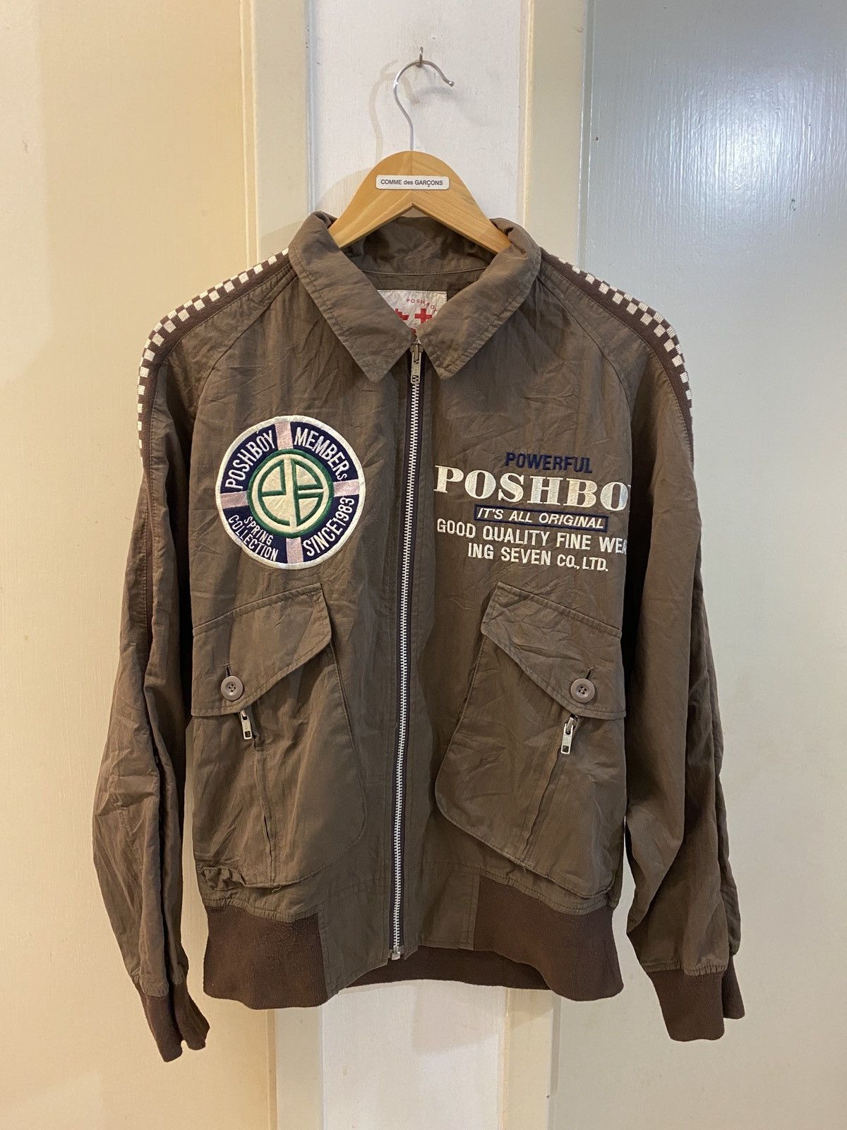 If Six Was Nine × Le Grande Bleu (L.G.B.) 🔥🔥💰💰Vintage Poshboy military light jacket Size US M / EU 48-50 / 2 - 1 Thumbnail