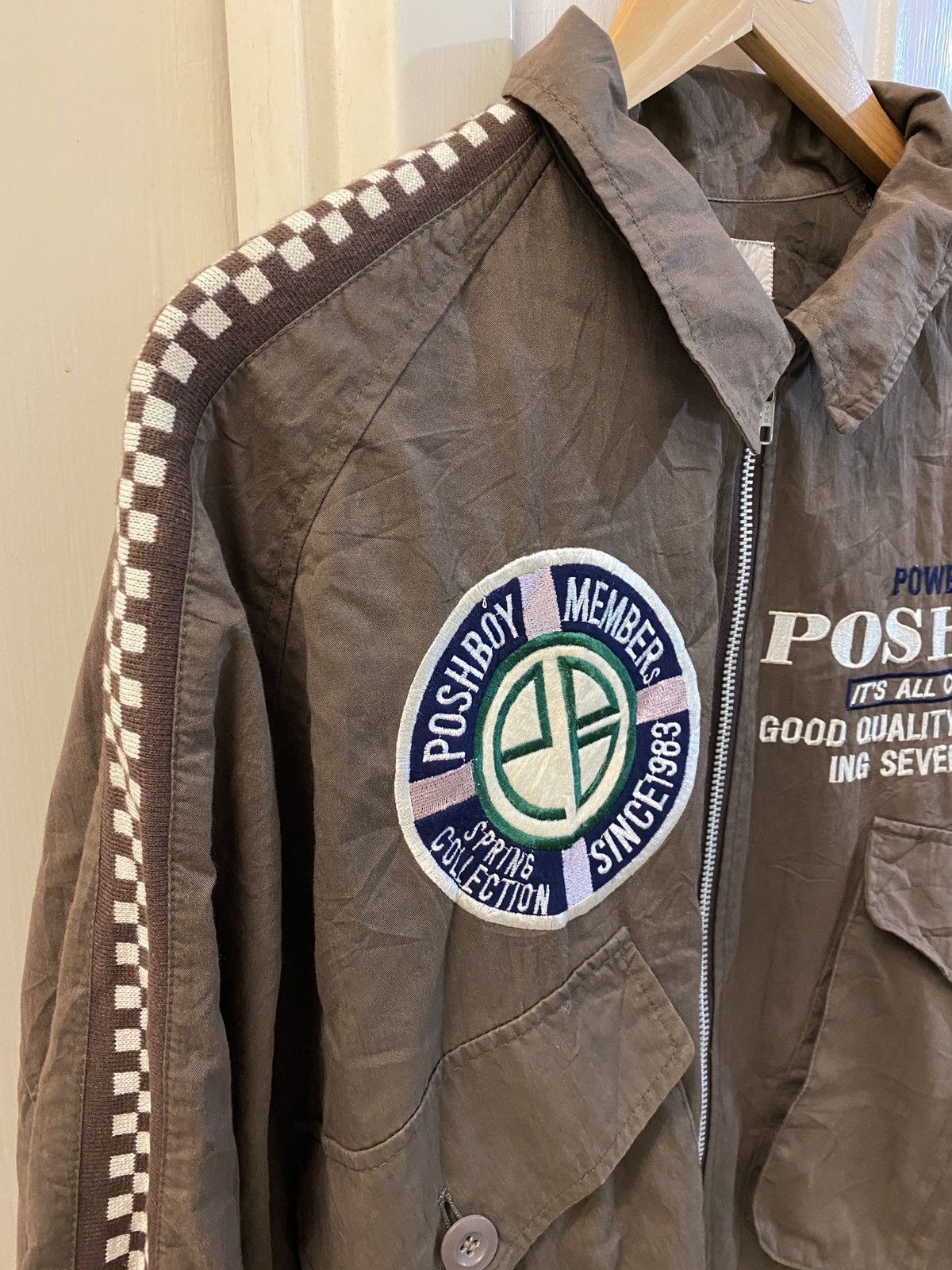 If Six Was Nine × Le Grande Bleu (L.G.B.) 🔥🔥💰💰Vintage Poshboy military light jacket Size US M / EU 48-50 / 2 - 3 Thumbnail