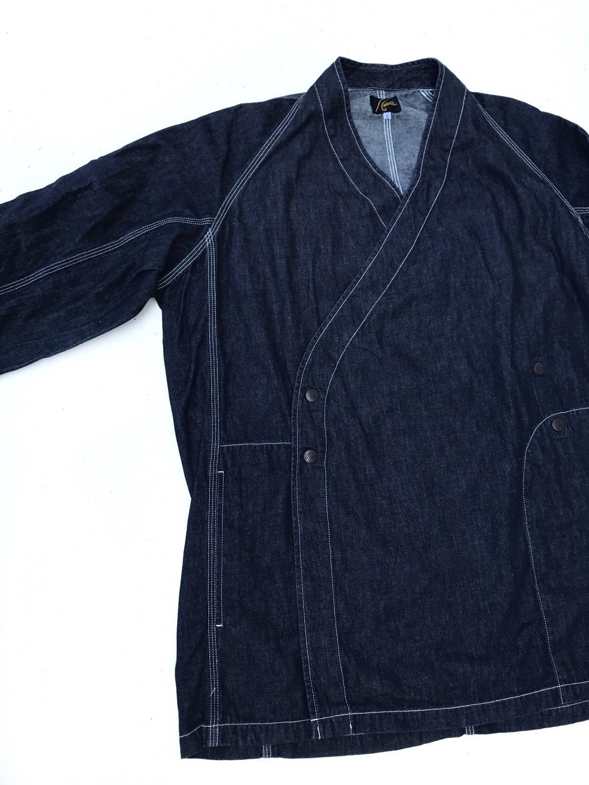Needles Needles Sanjuro Sachinko Noragi Kimono Kendo Visvim Design Size US M / EU 48-50 / 2 - 3 Thumbnail