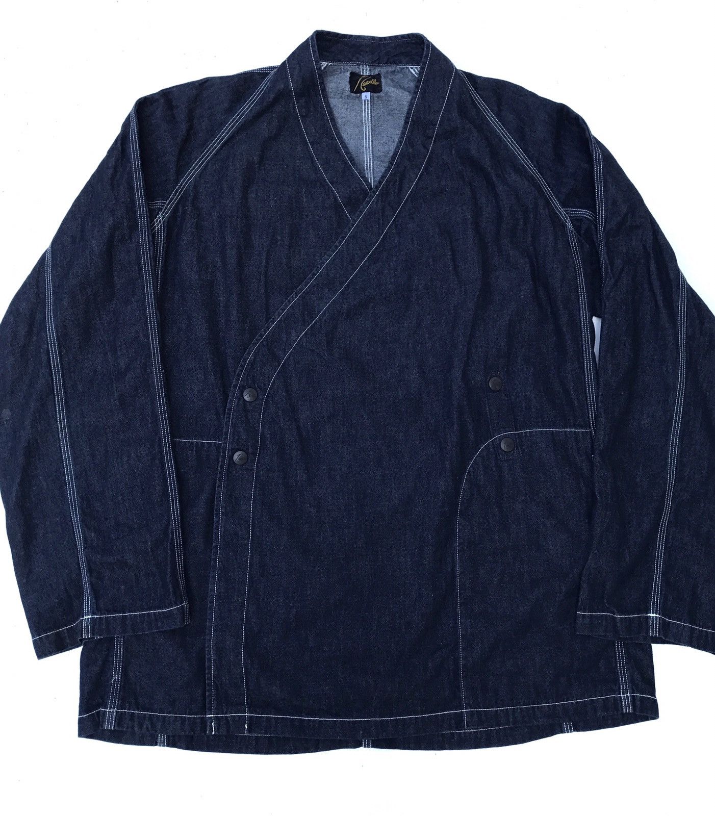 Needles Needles Sanjuro Sachinko Noragi Kimono Kendo Visvim Design Size US M / EU 48-50 / 2 - 2 Thumbnail