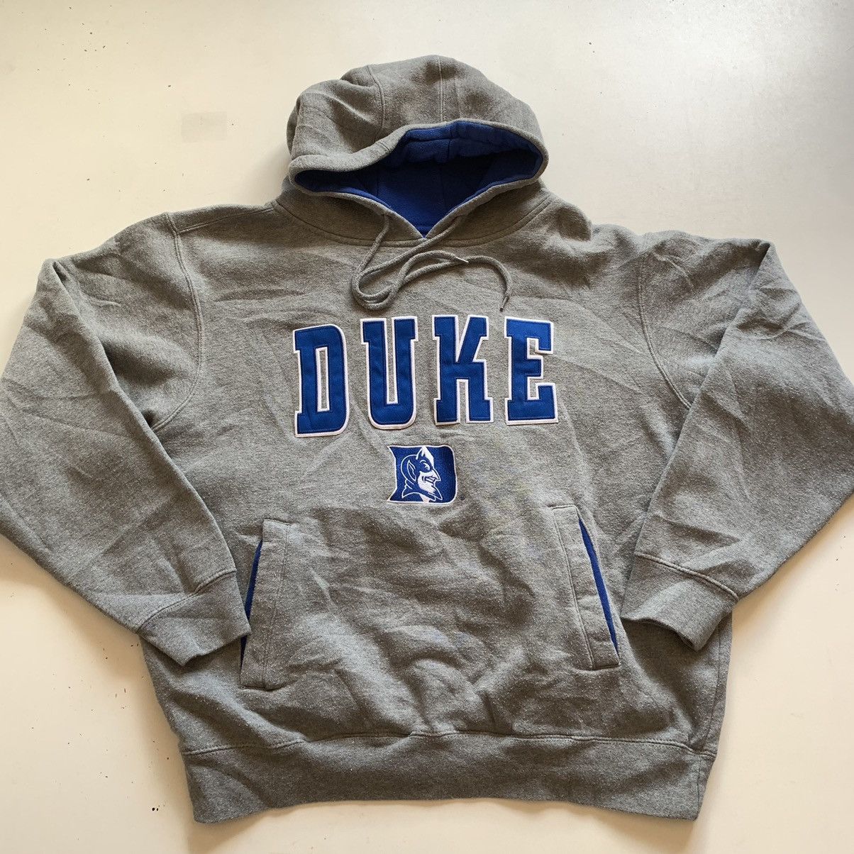 NCAA × Vintage Vintage Duke Blue Devils University NCAA Graphic Hoodie Rare Size US M / EU 48-50 / 2 - 1 Thumbnail
