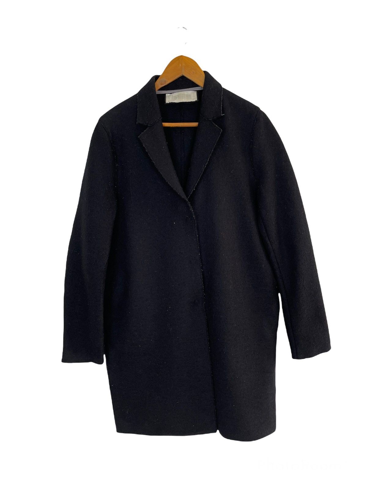 Harris Wharf London Vintage Boiled Wool Jacket Deconstructed Size US M / EU 48-50 / 2 - 1 Thumbnail
