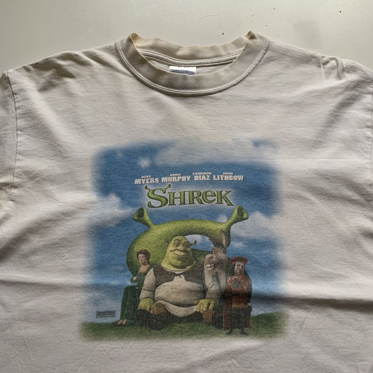 Disney Vintage Shrek Movie Promo Graphic T Shirt Large Rare Size US L / EU 52-54 / 3 - 2 Thumbnail