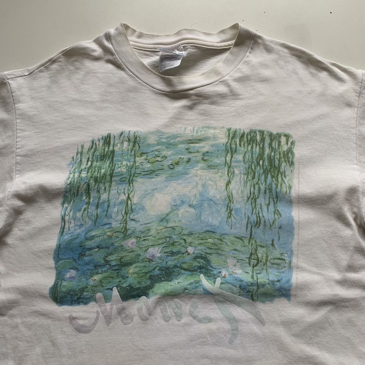 Monet × Vintage Vintage 90s Monet Art Painting Graphic T Shirt Large Rare Size US L / EU 52-54 / 3 - 2 Thumbnail