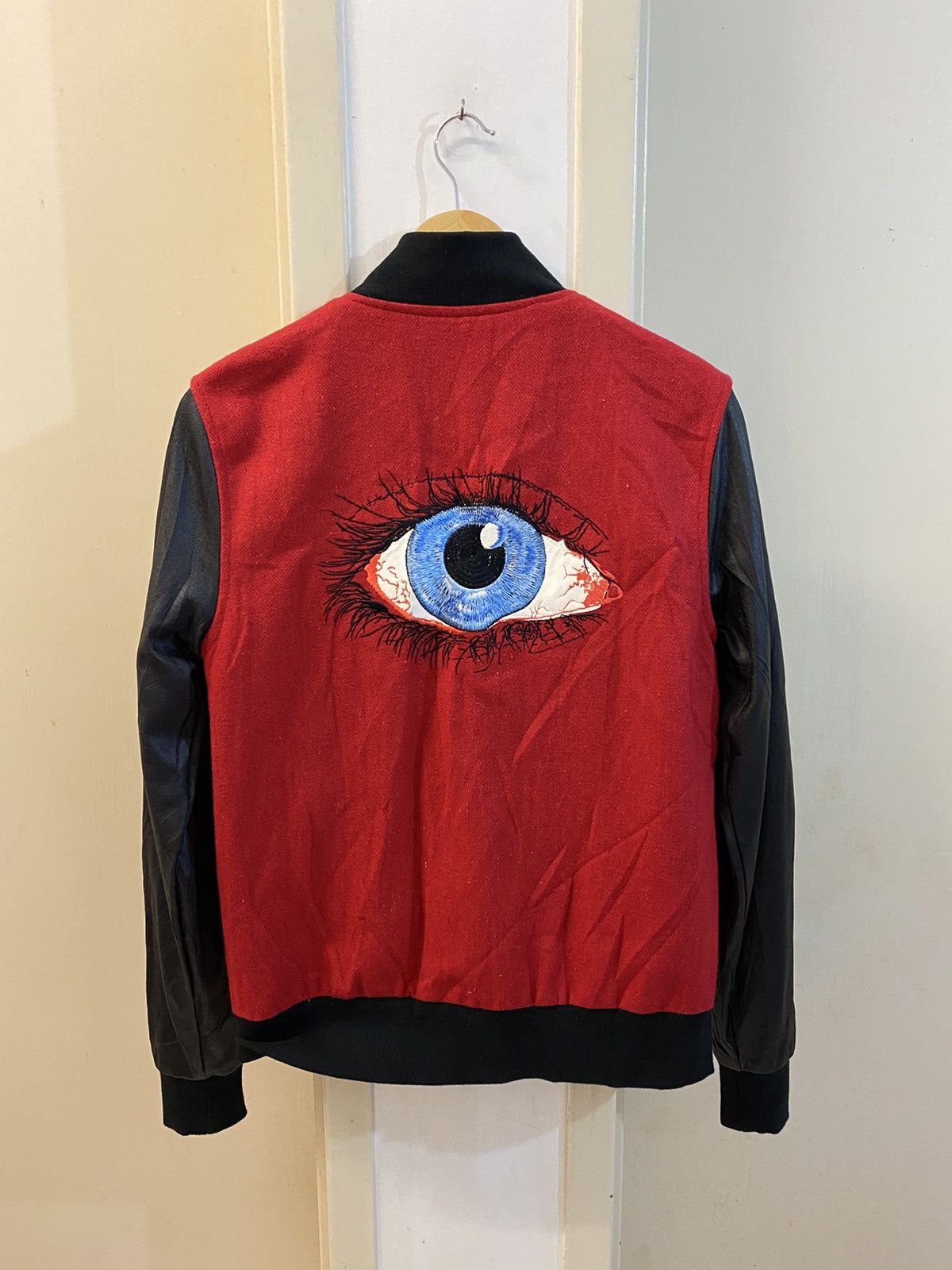 Diet Butcher Slim Skin 🔥🔥💰💰Diet butcher slim skin eye varsity jacket Size US M / EU 48-50 / 2 - 2 Thumbnail