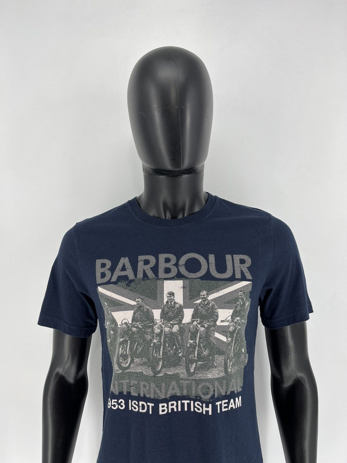 Other VINTAGE Mens Barbour International Big Logo T-Shirt Size M Size US M / EU 48-50 / 2 - 1 Thumbnail